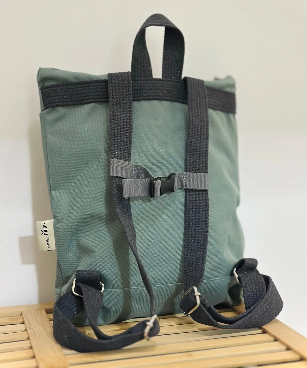 Love for Childrenn Strik kinderrugtas pastelgroen 35 cm