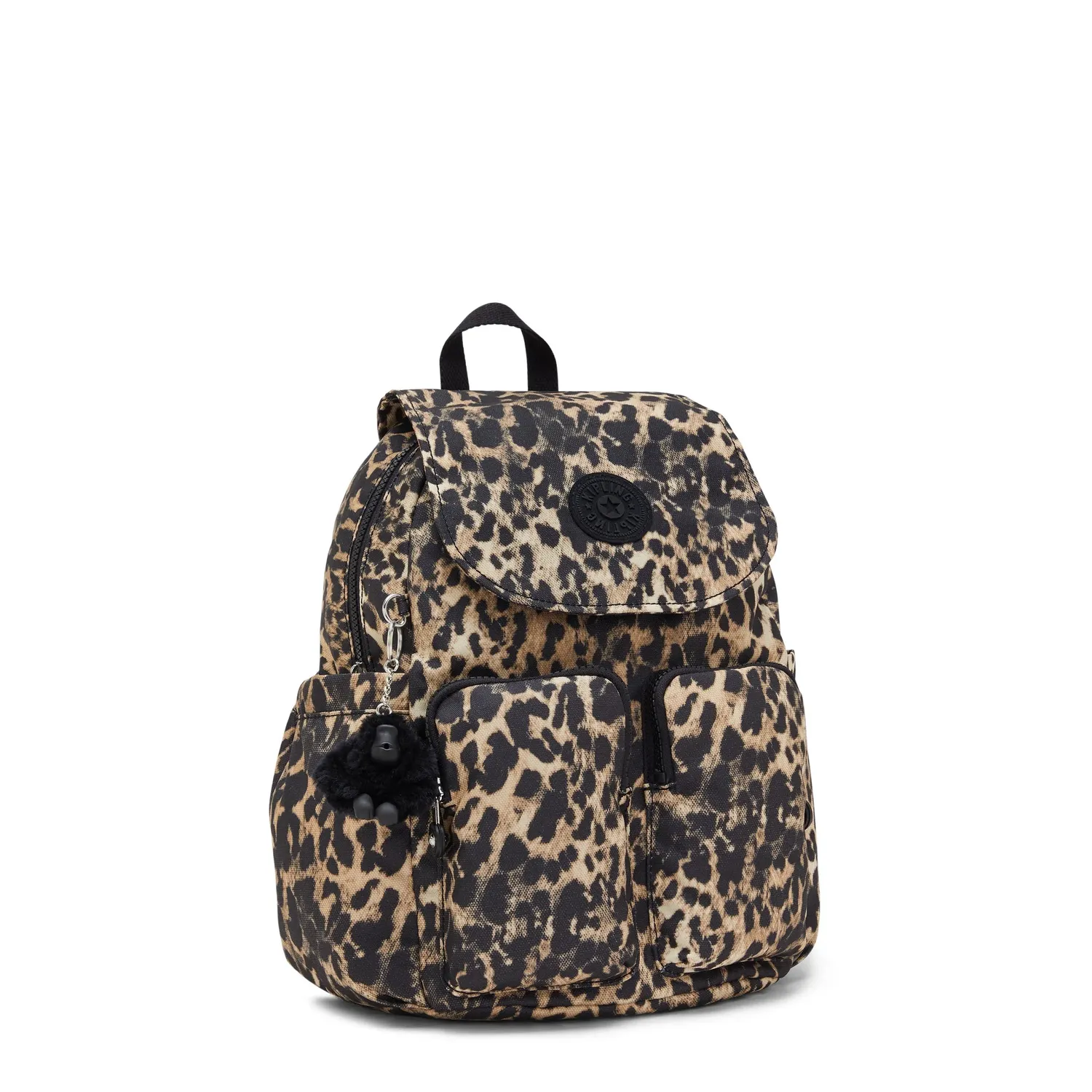 Kipling City Pocket S rugzak Wild Leopard Klein klepvak