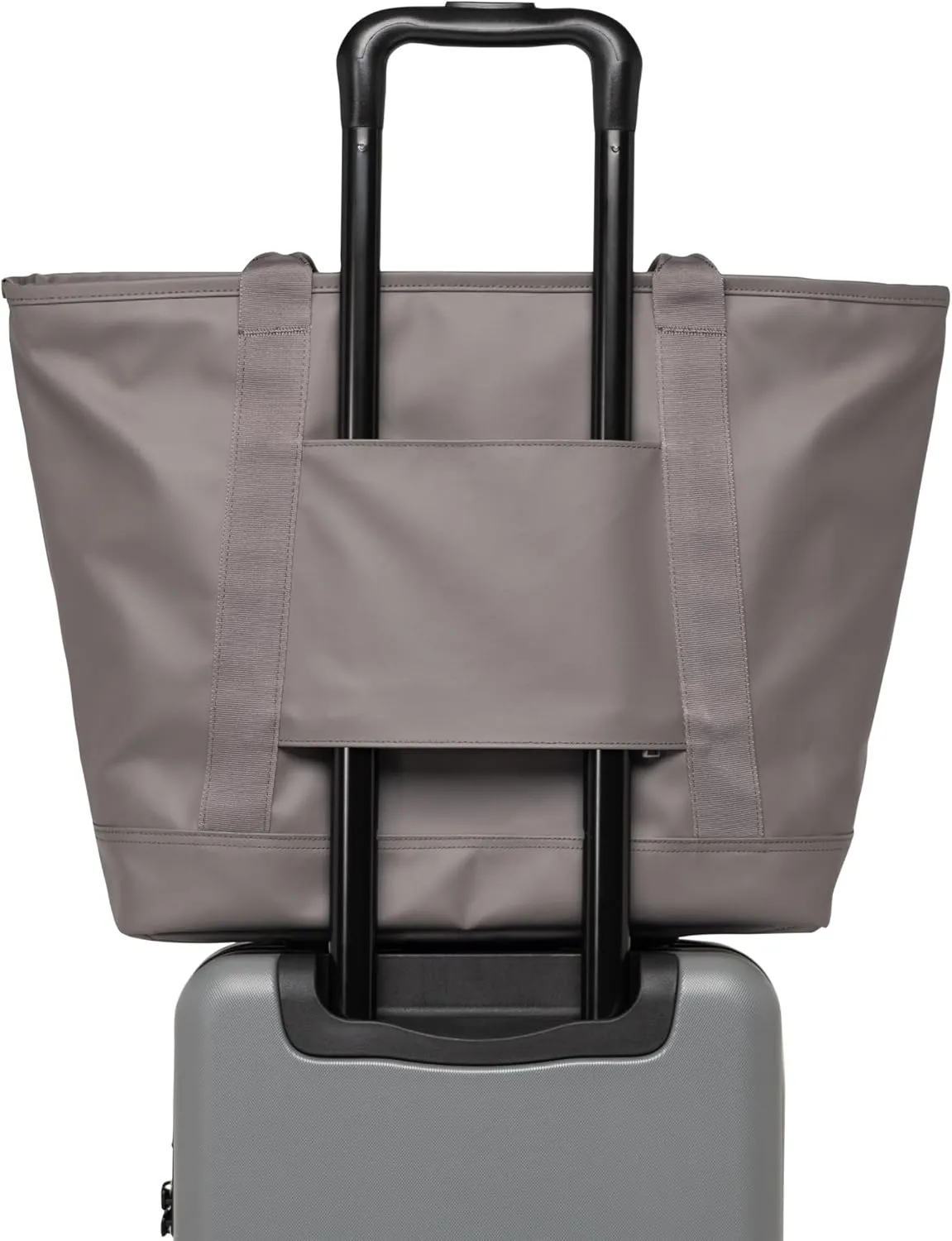 Herschel Alberni tote Dark Gull Gray canvas