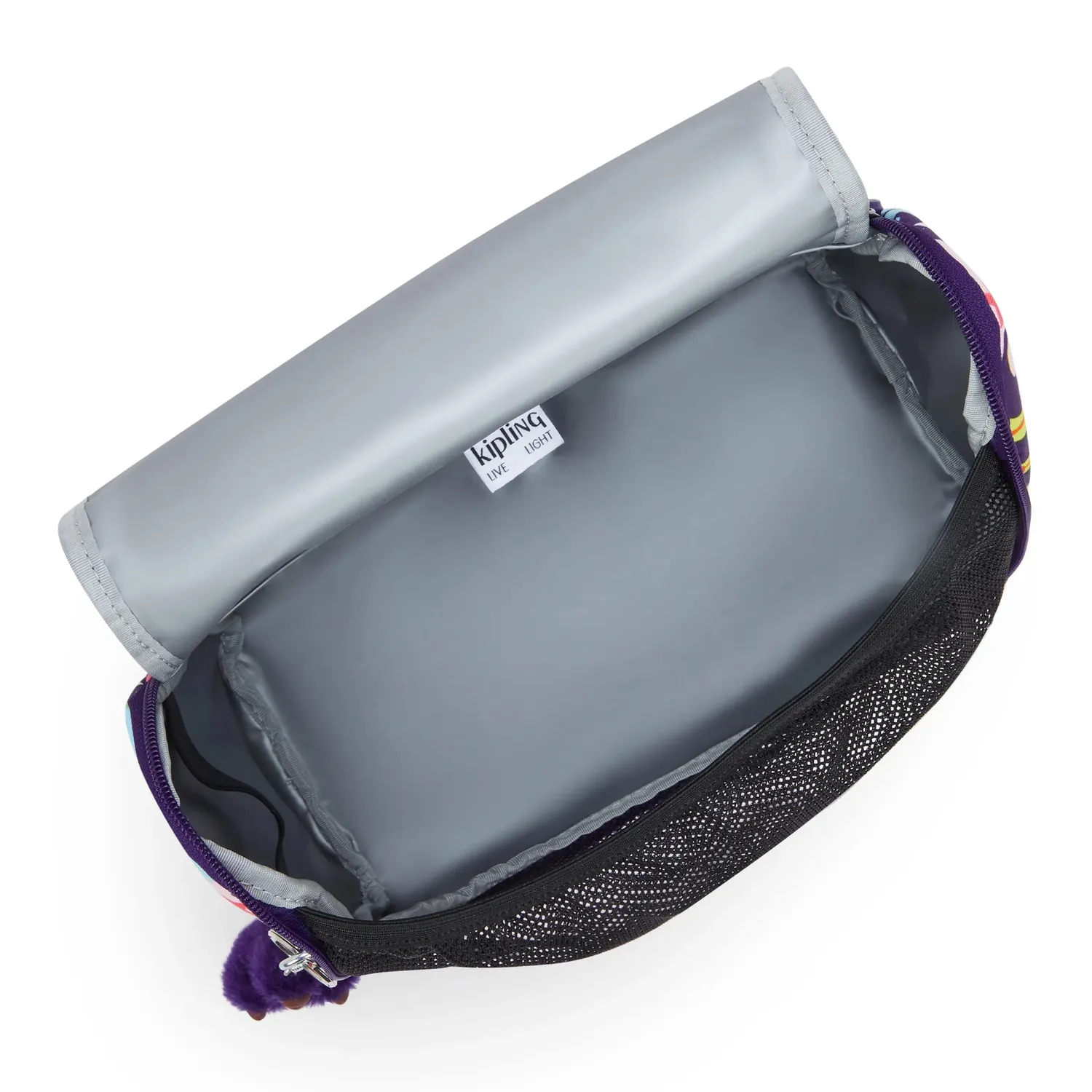 Kipling New Kichirou lunchtas Groot Fairy Flower trolleybevestiging