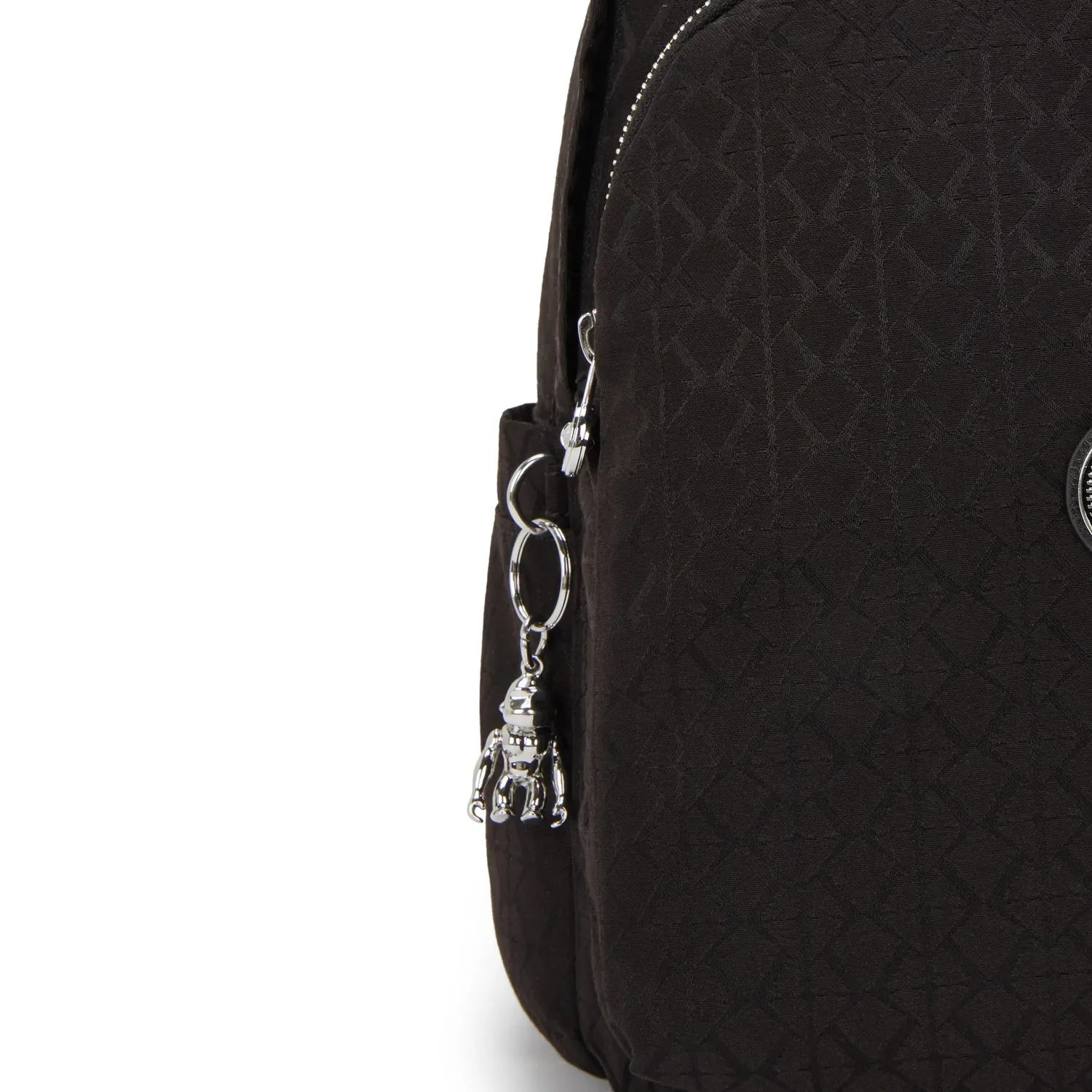 Kipling Delia rugzak Medium Noir Sign Jq werkvakken
