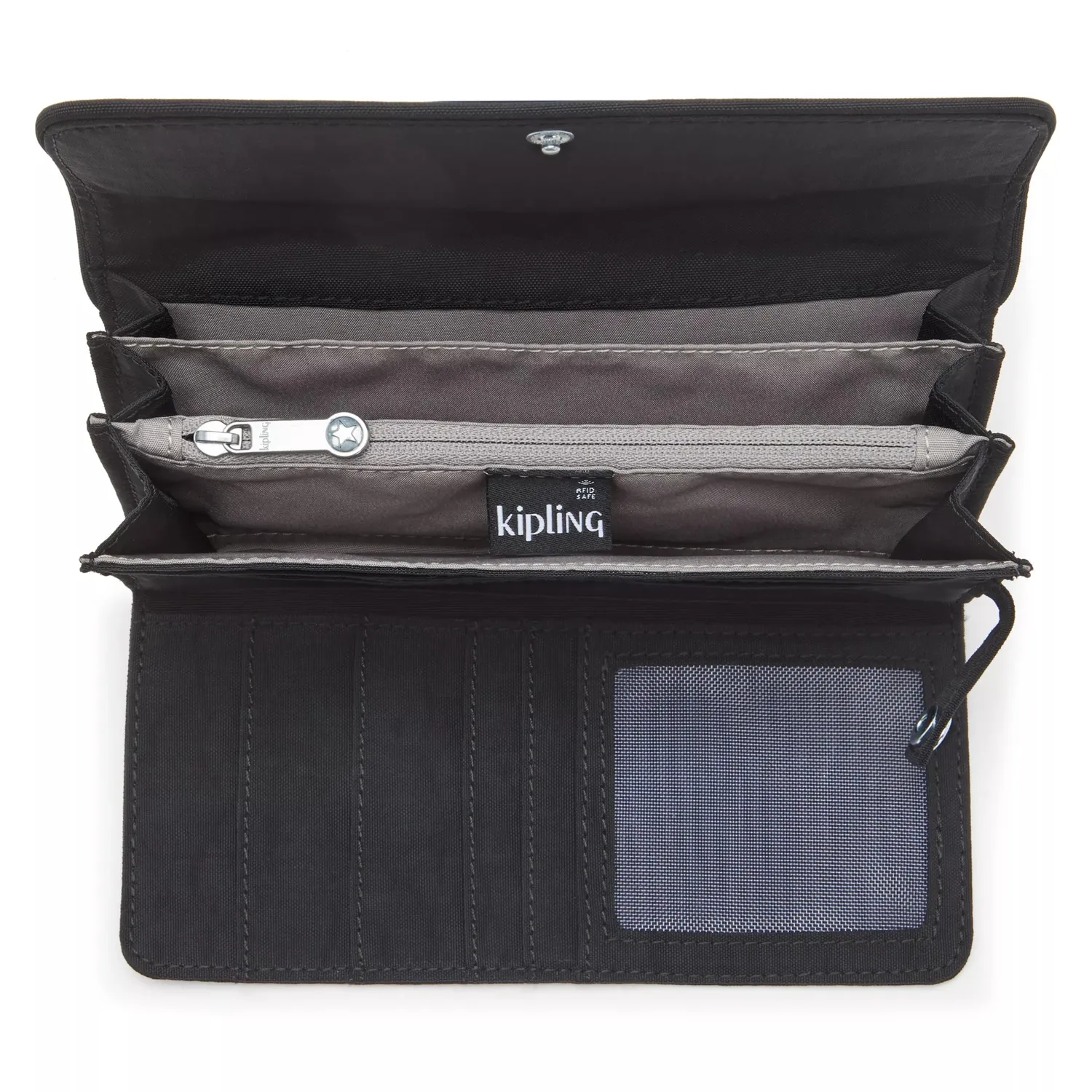 Kipling Money Land portemonnee Black Noir RFID