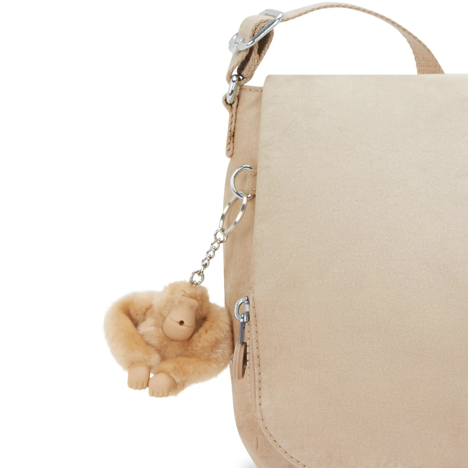 Kipling Earthbeat M schoudertas Sparkled Beige medium