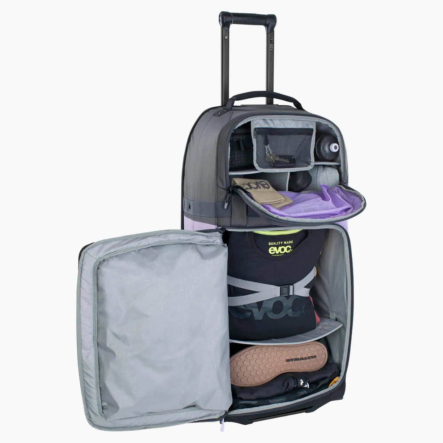 Evoc World Traveller 125 trolley zwart 125 liter