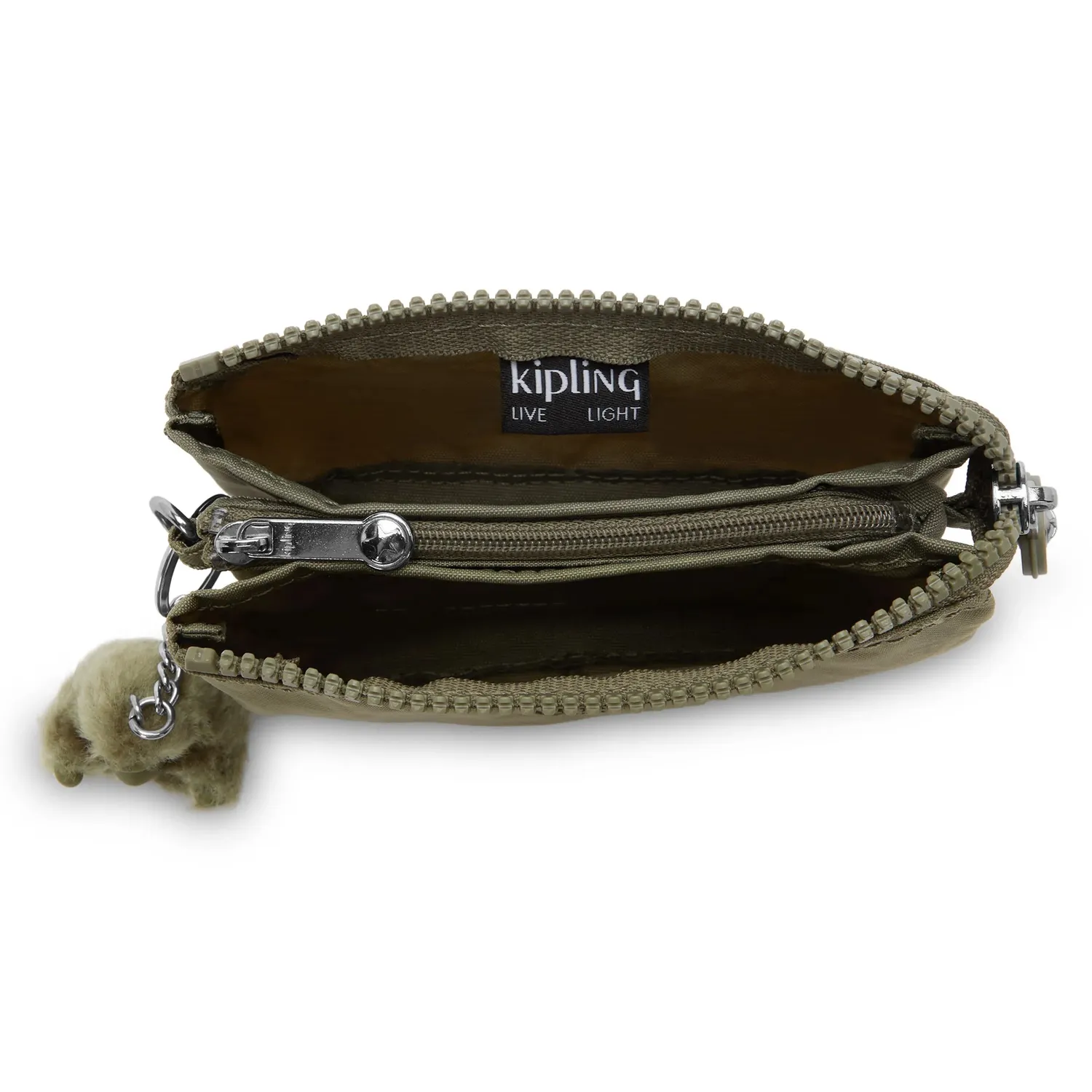 Kipling Creativity S portemonnee klein almost sage licht