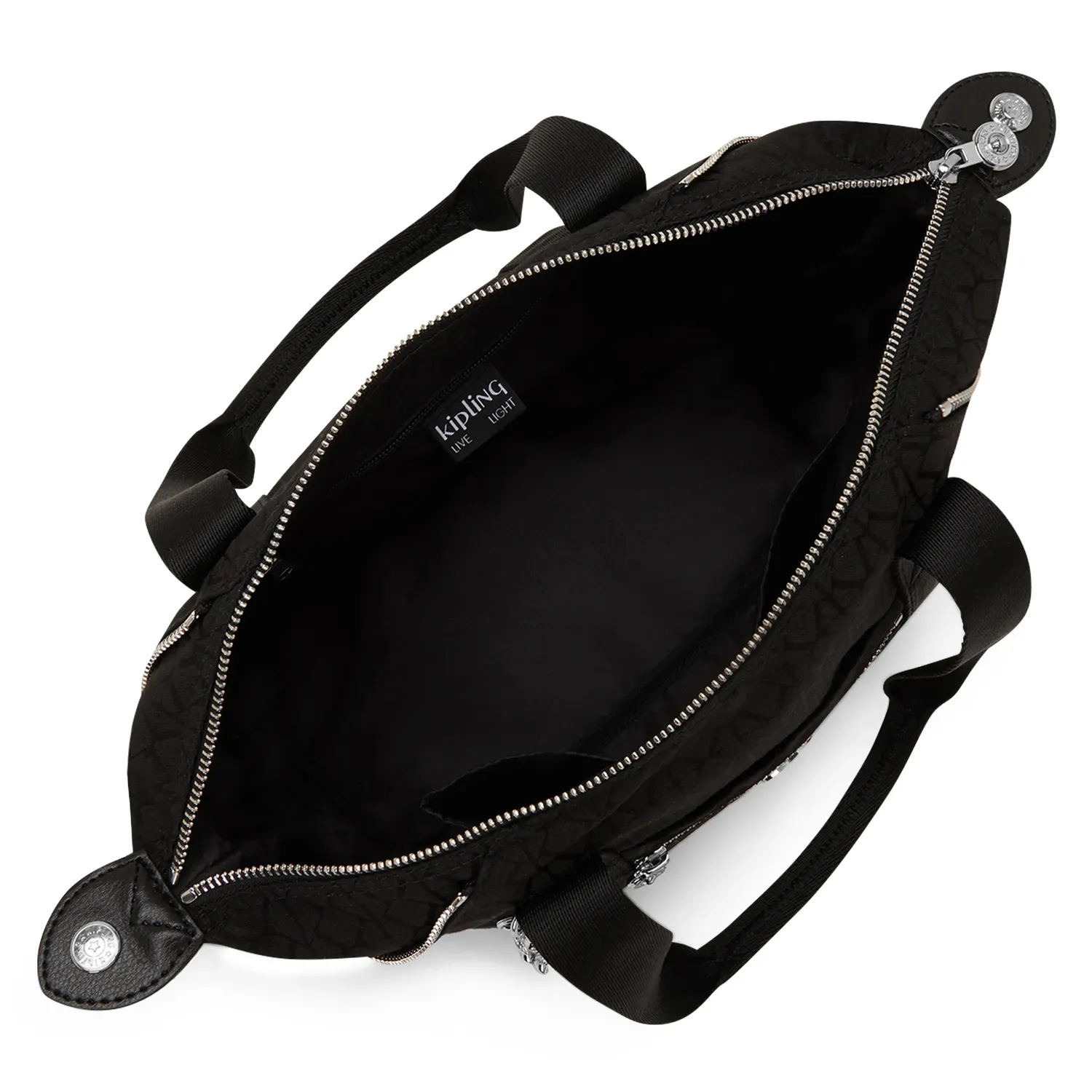 Kipling Art Mini handtas Noir Sign Jq klein jacquard