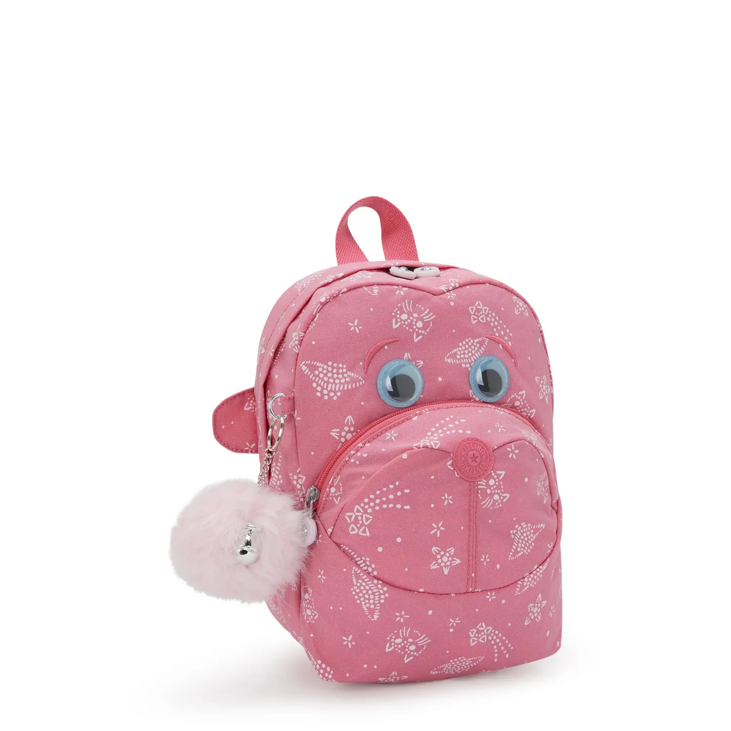 Kipling Faster rugzak klein Glitter Cats waterafstotend