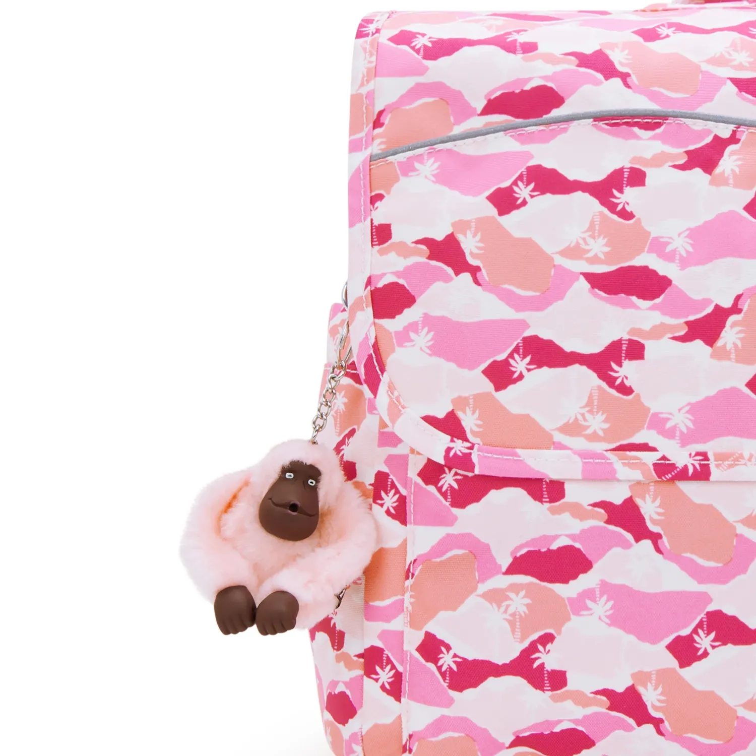 Kipling Codie M schoolrugzak Pink Palm medium A4