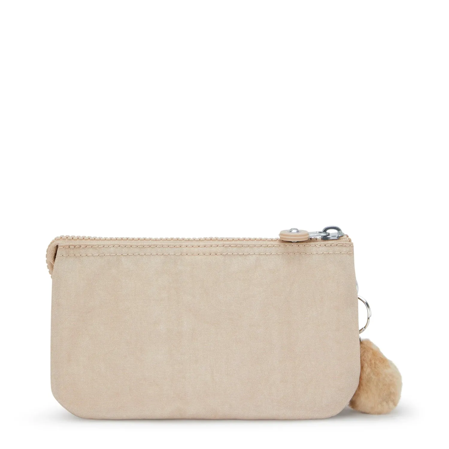 Kipling Creativity L beurs Sparkled Beige groot 3 vakken