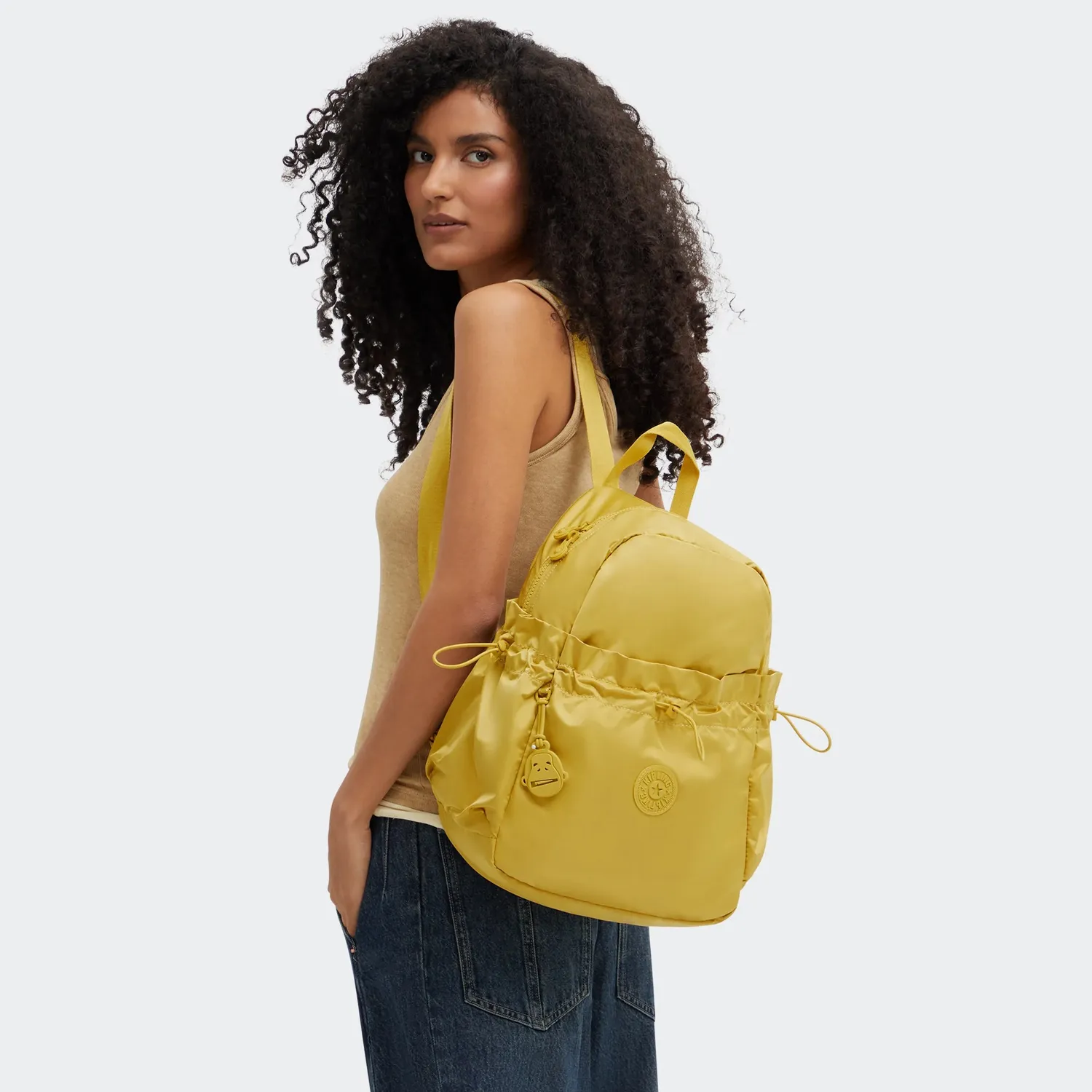 Kipling Amita rugzak Daisy Yellow medium A4