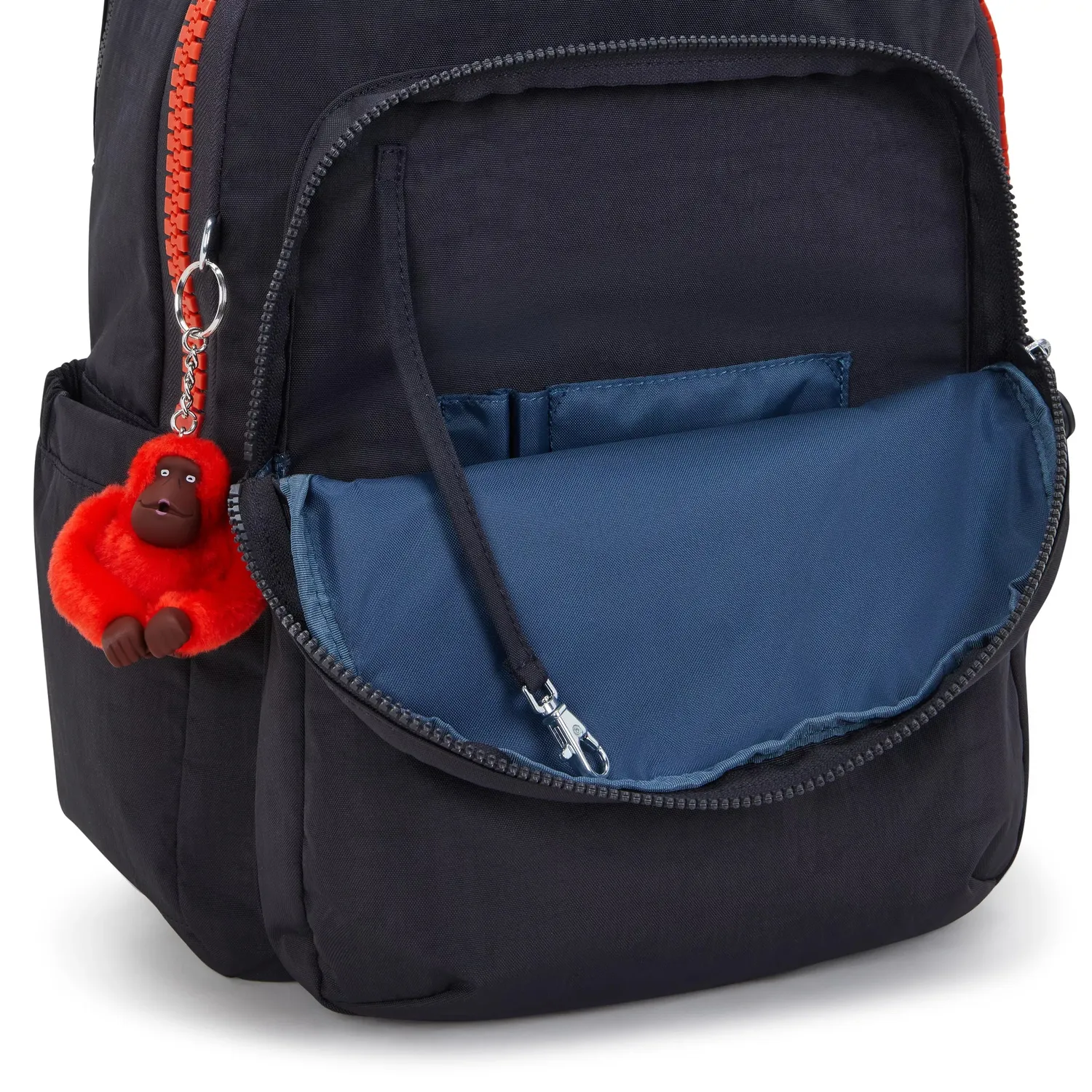 Kipling Bold Seoul Lap rugzak Iron Bold Zip groot 15 inch