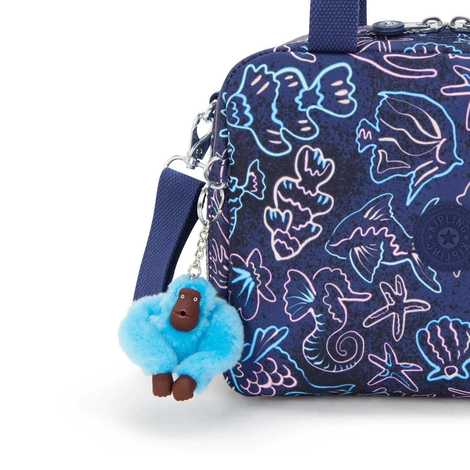 Kipling Miyo lunchtas Groot Disco Fish geïsoleerd