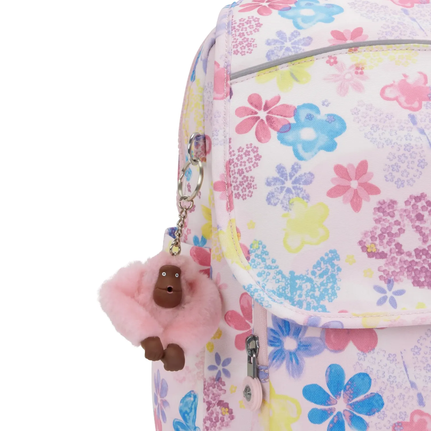 Kipling Codie L schoolrugzak Flower Stamp groot A4
