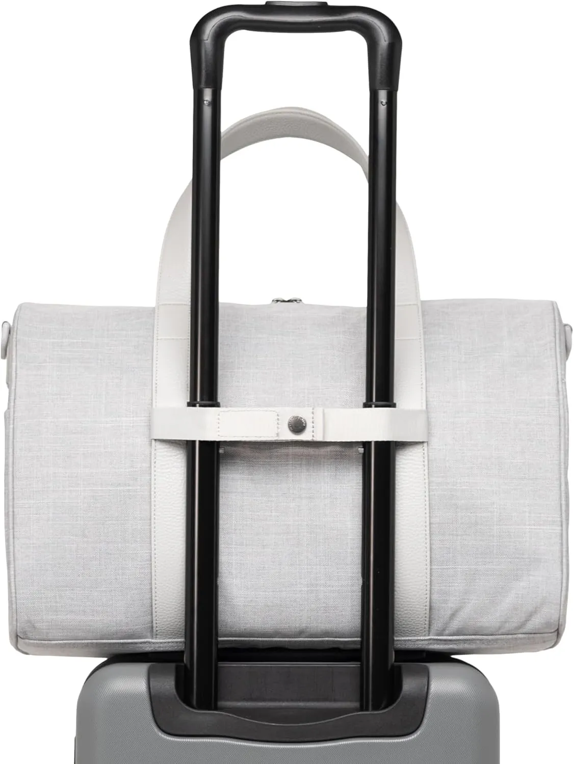 Herschel Novel reistas Grey Crosshatch weekendtas