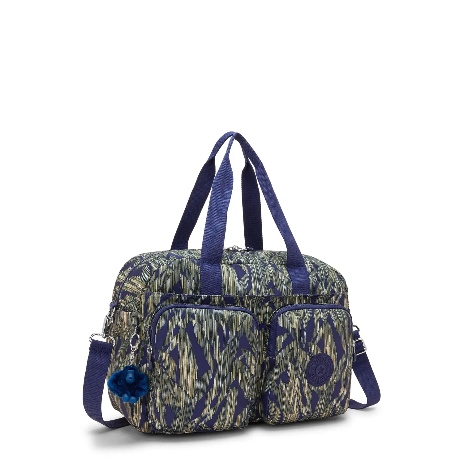Kipling Defea XL weekendtas Medium Striped Grasses print
