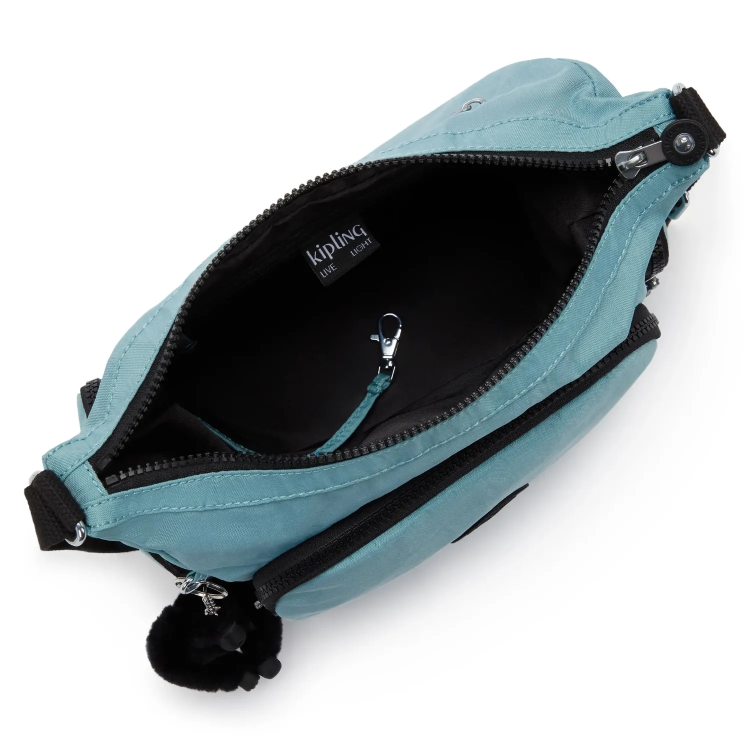 Kipling Gabb S crossbodytas Medium Muted Sage met sleutelkoord