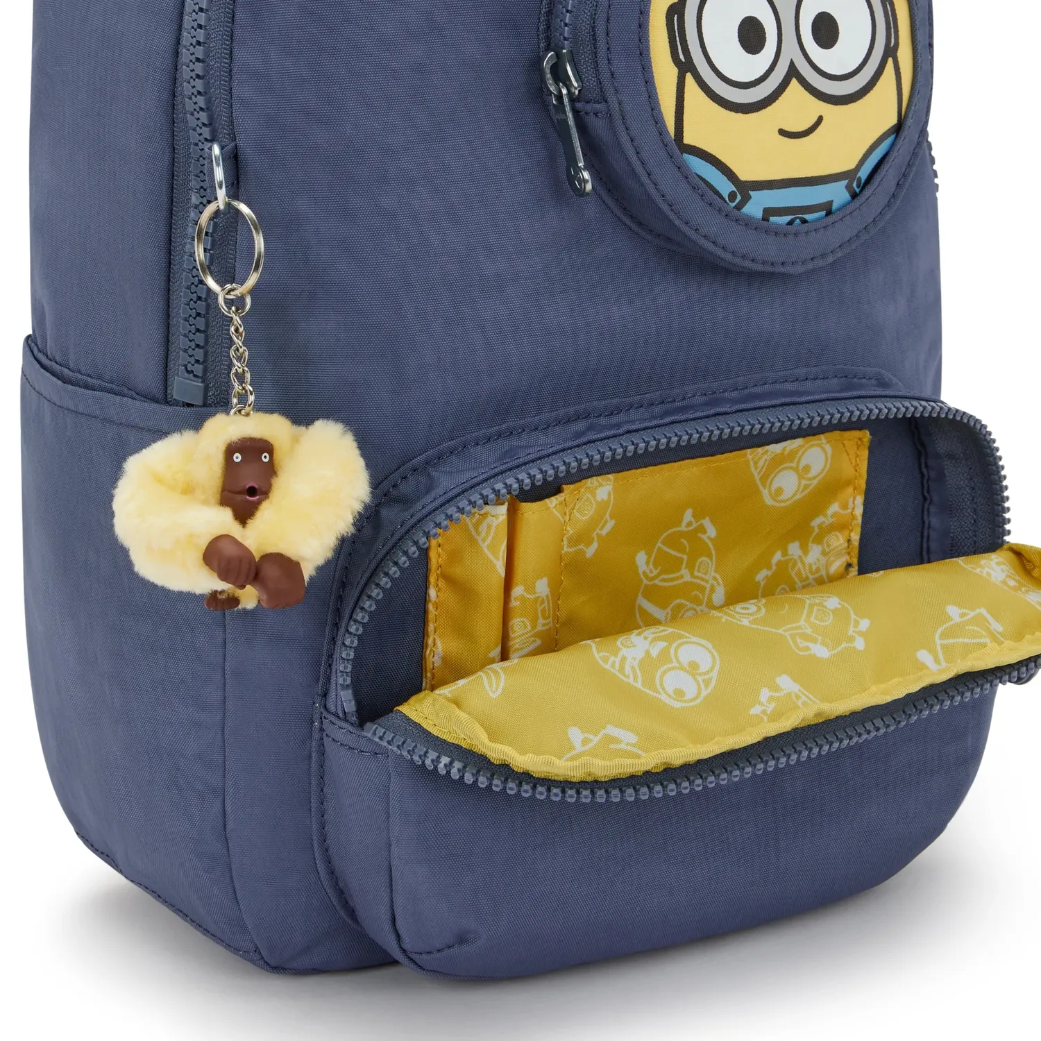 Kipling Seoul S Window rugzak klein dungaree blue minions