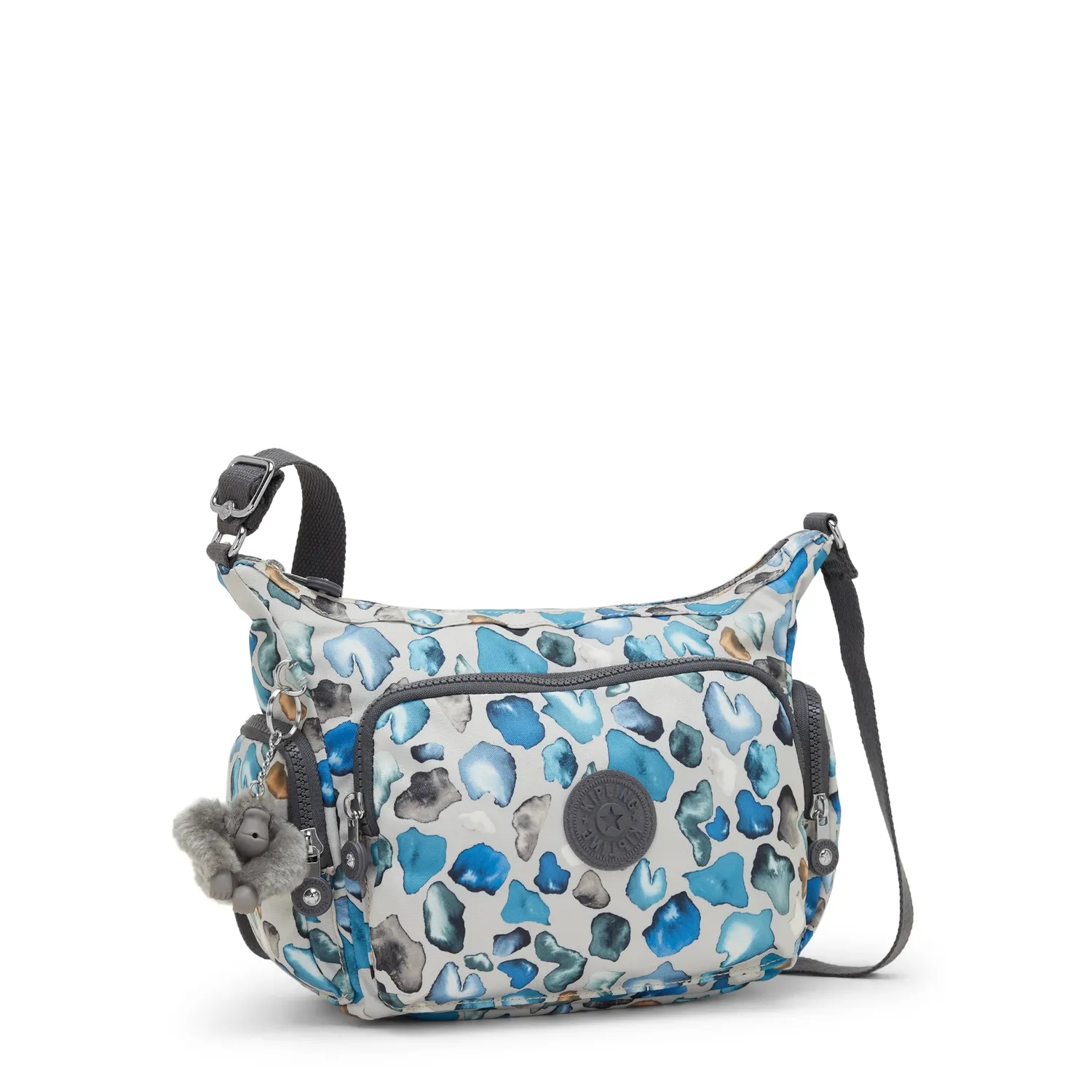Kipling Gabb S crossbodytas Medium Mineral Stone met vakken