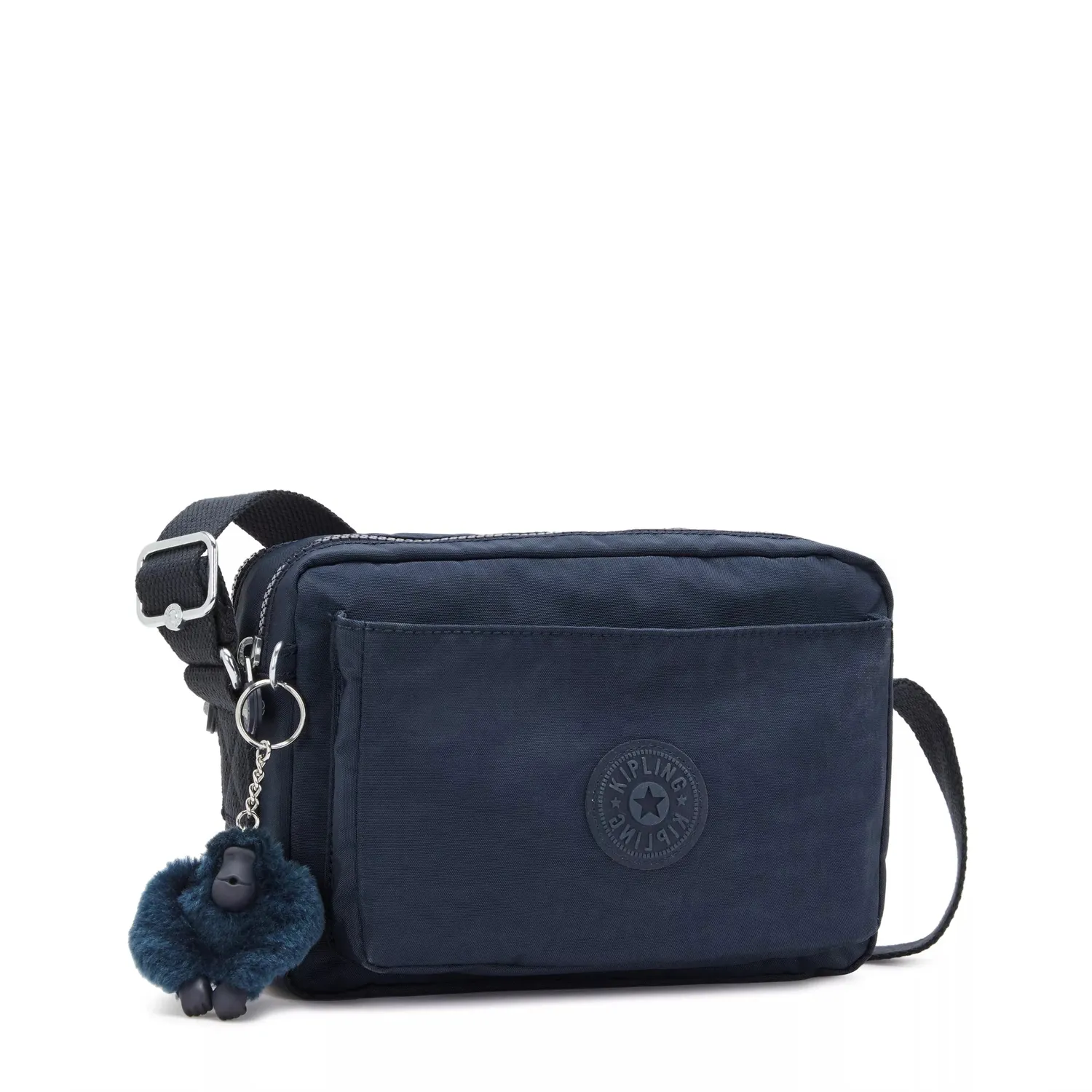 Kipling Abanu M tas Medium Blue Bleu 2 crossbody