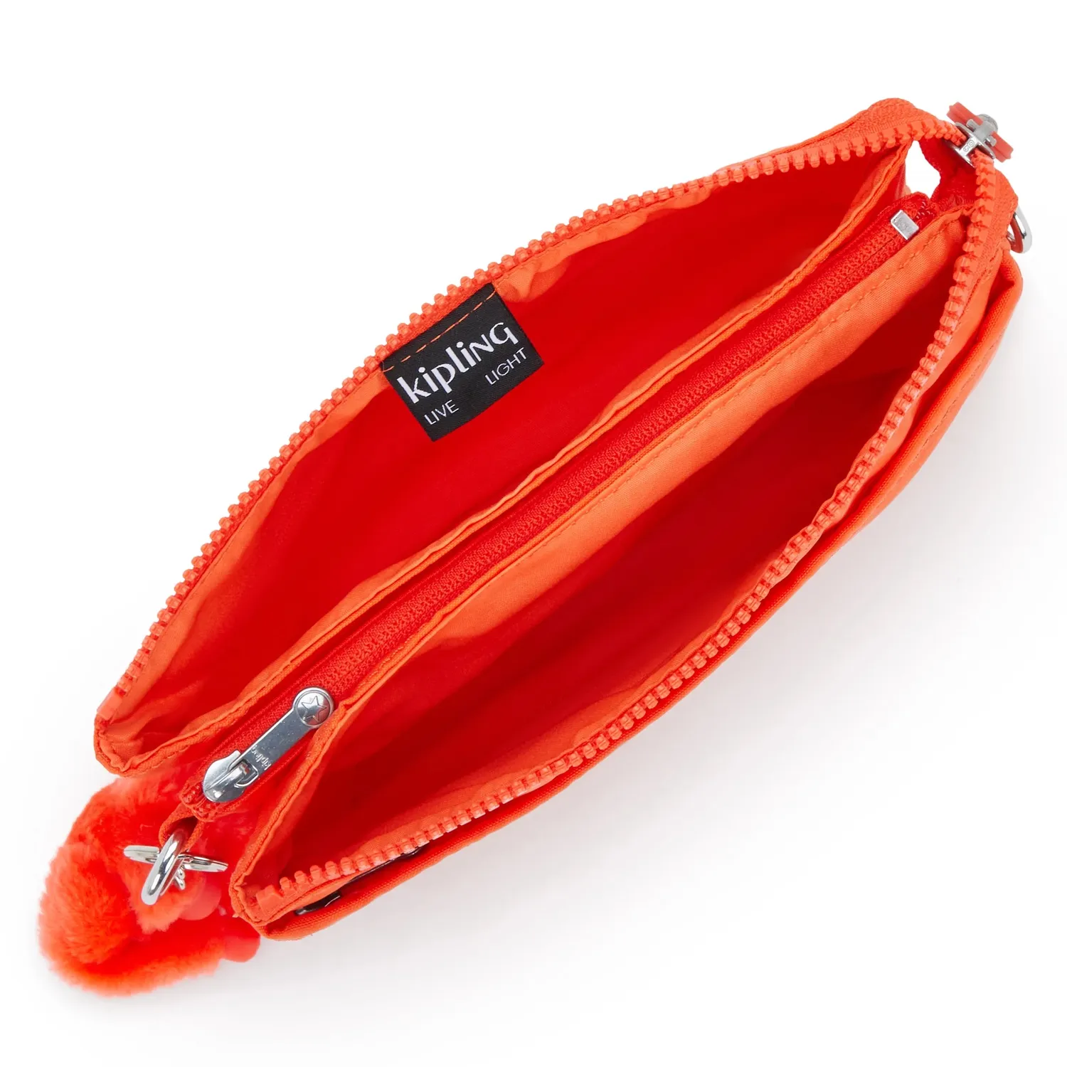 Kipling Riri crossbodytas Klein Open Orange oranje