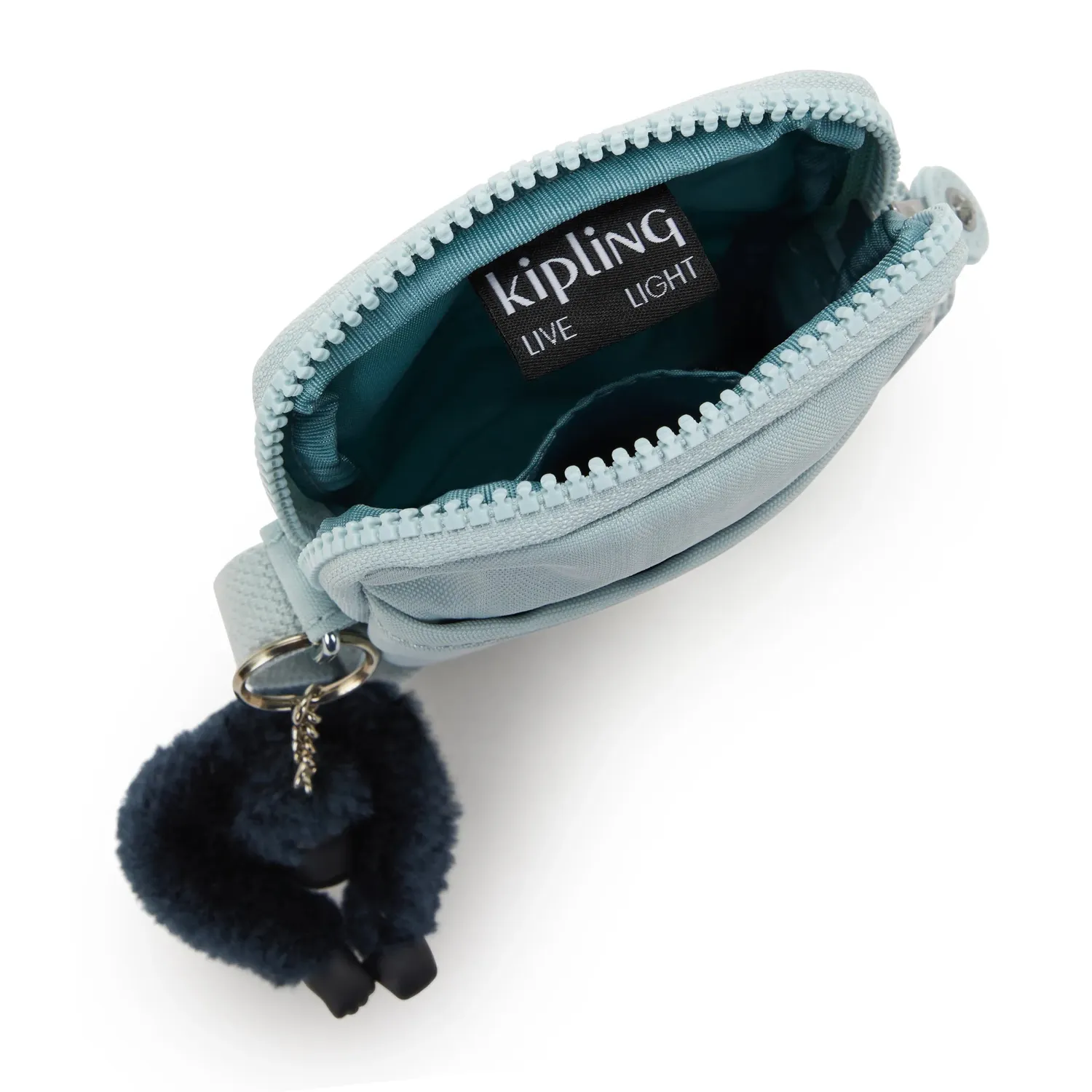 Kipling Tally telefoontas Breezy Blue Klein waterafstotend