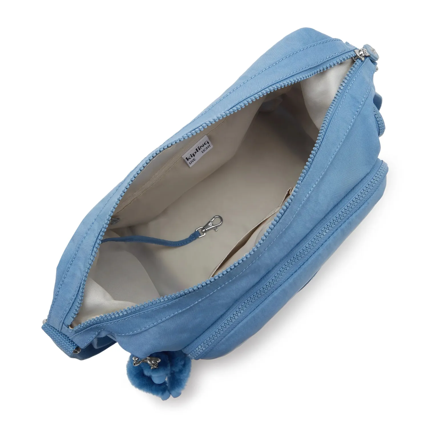 Kipling Gabb crossbodytas Groot Vintage Blue lichtgewicht