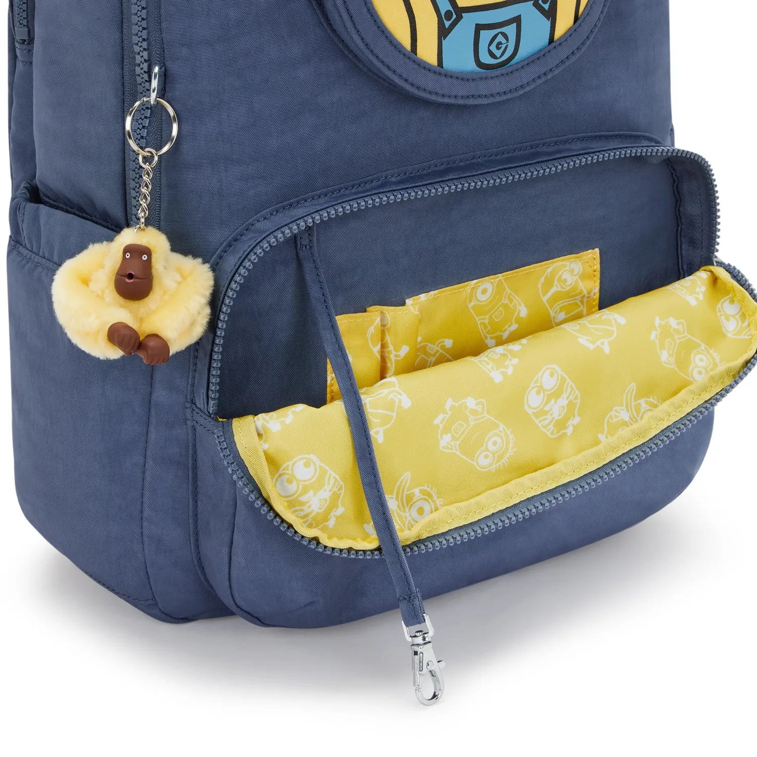 Kipling Seoul Lap Window rugzak Dungaree Blue Groot 17 inch