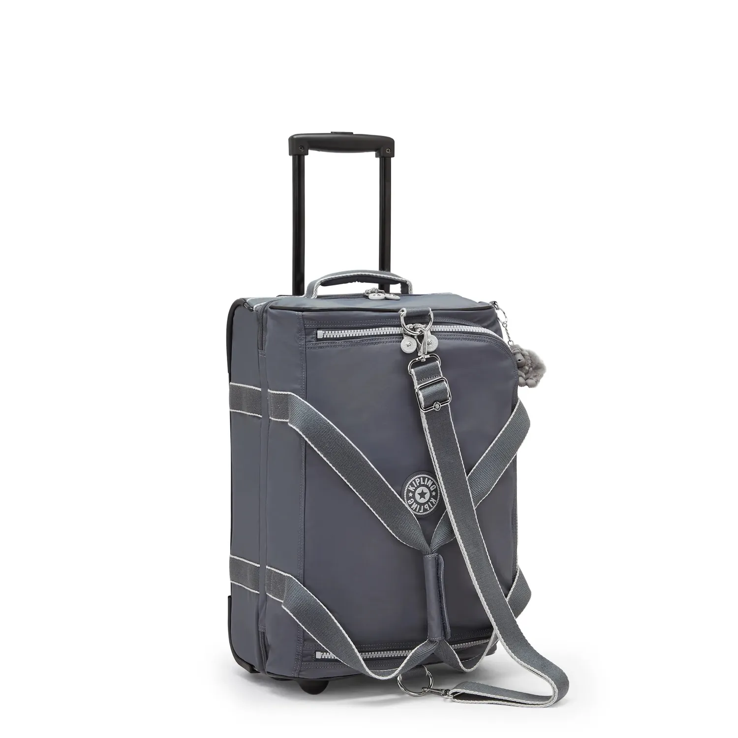 Kipling Teagan US kleine koffer moonlit grey 2 wielen