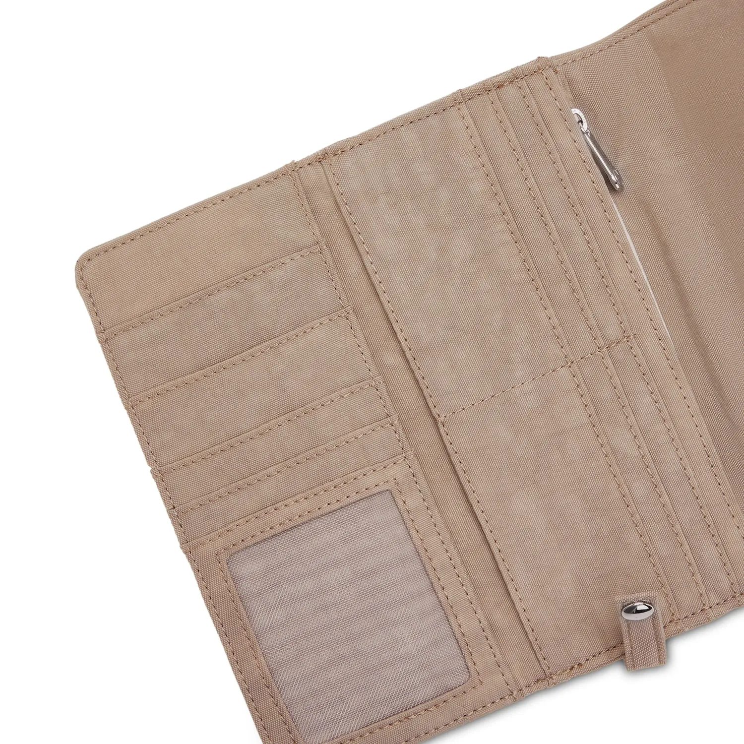 Kipling Money Land portemonnee Groot Tan Beige RFID
