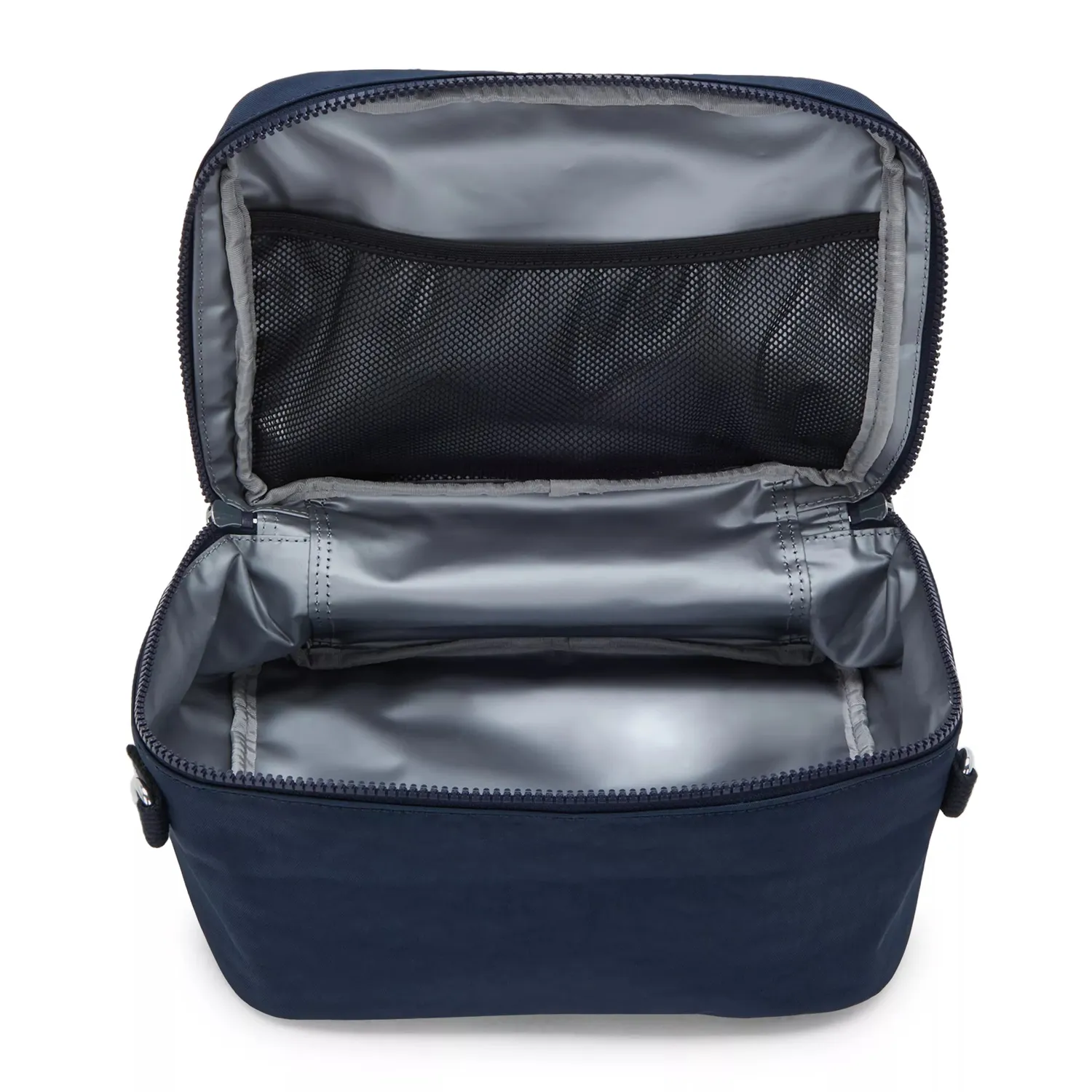 Kipling Miyo lunchtas Blue Green Block groot geisoleerd