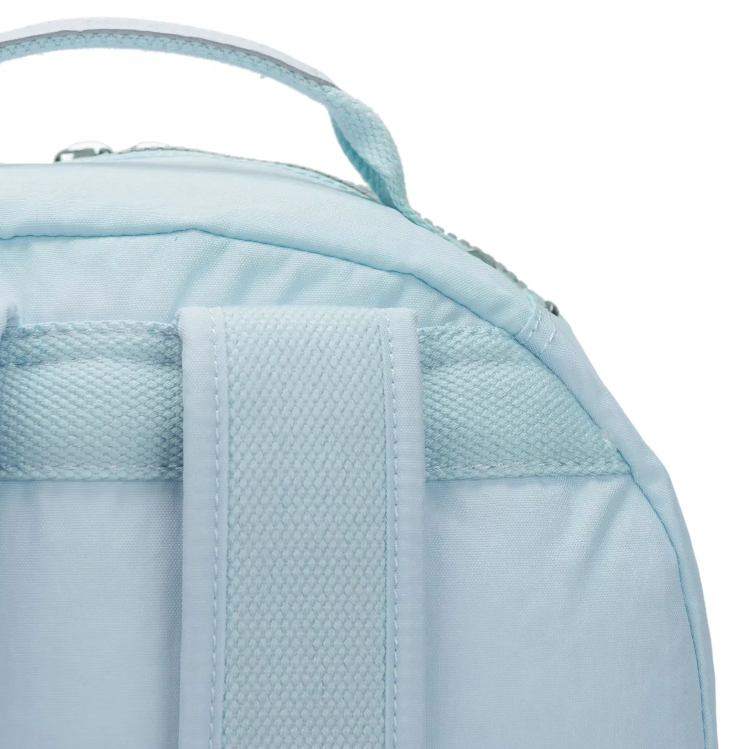 Kipling Seoul rugzak Groot Bridal Blue met 15 inch vak