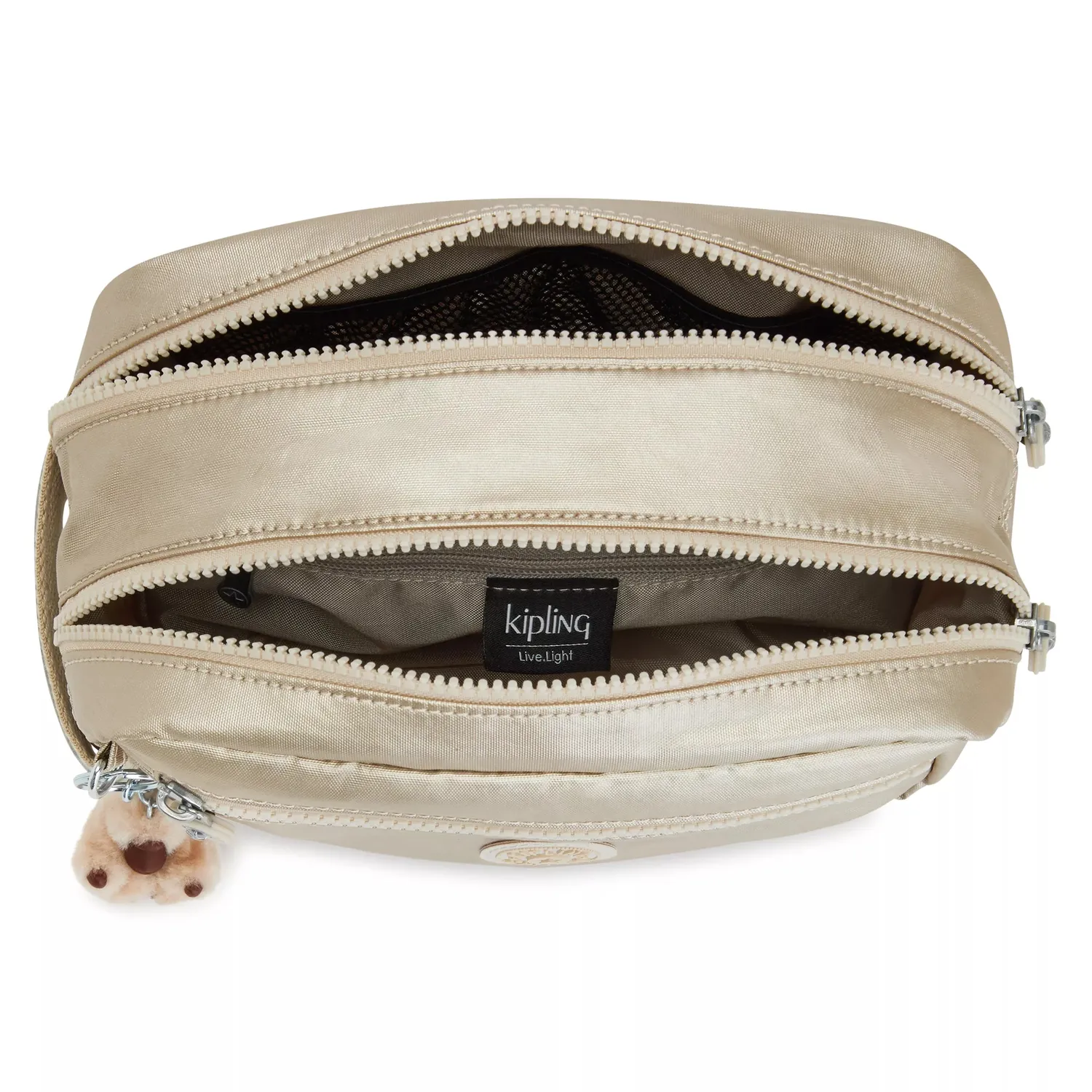 Kipling Amalfi buideltas Starry Gold Metallic groot