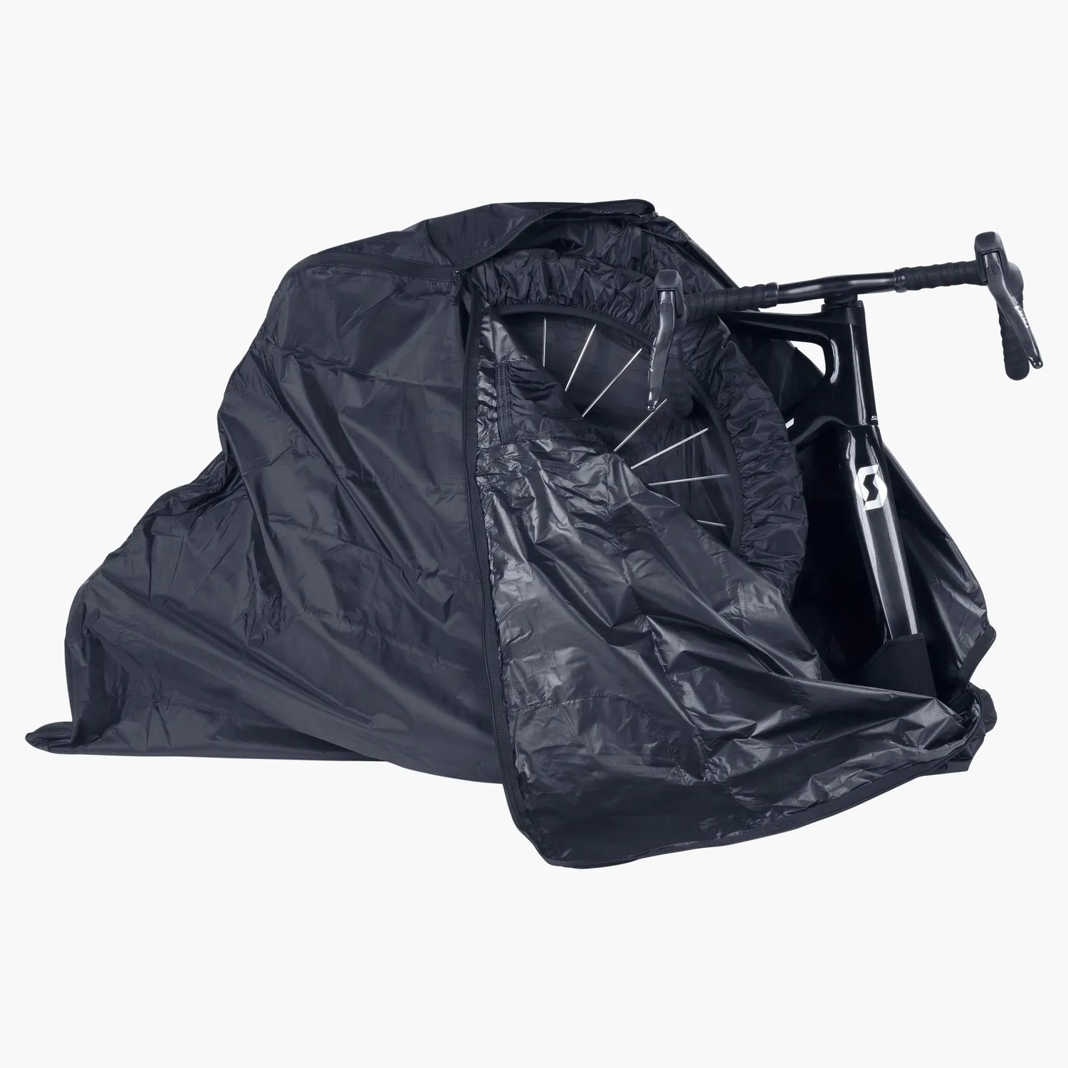 Evoc Bike Cover Compact fietshoes zwart trein
