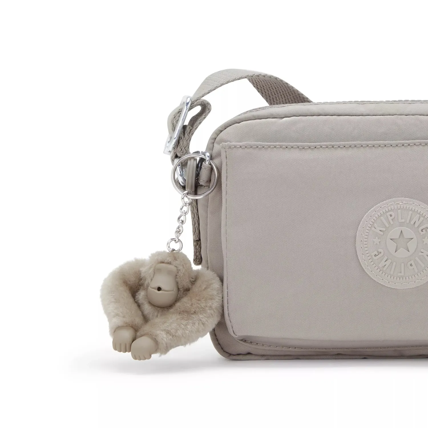 Kipling Abanu crossbodytas klein grey gris licht