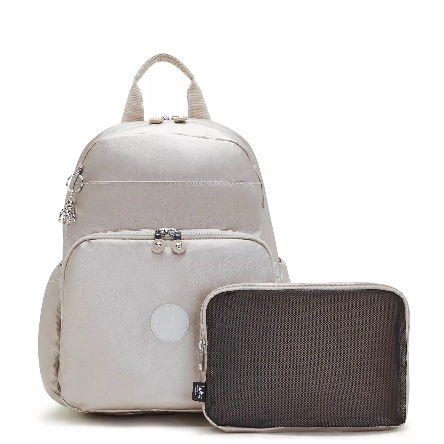 Kipling Maisie babyrugzak Metallic Glow medium matje