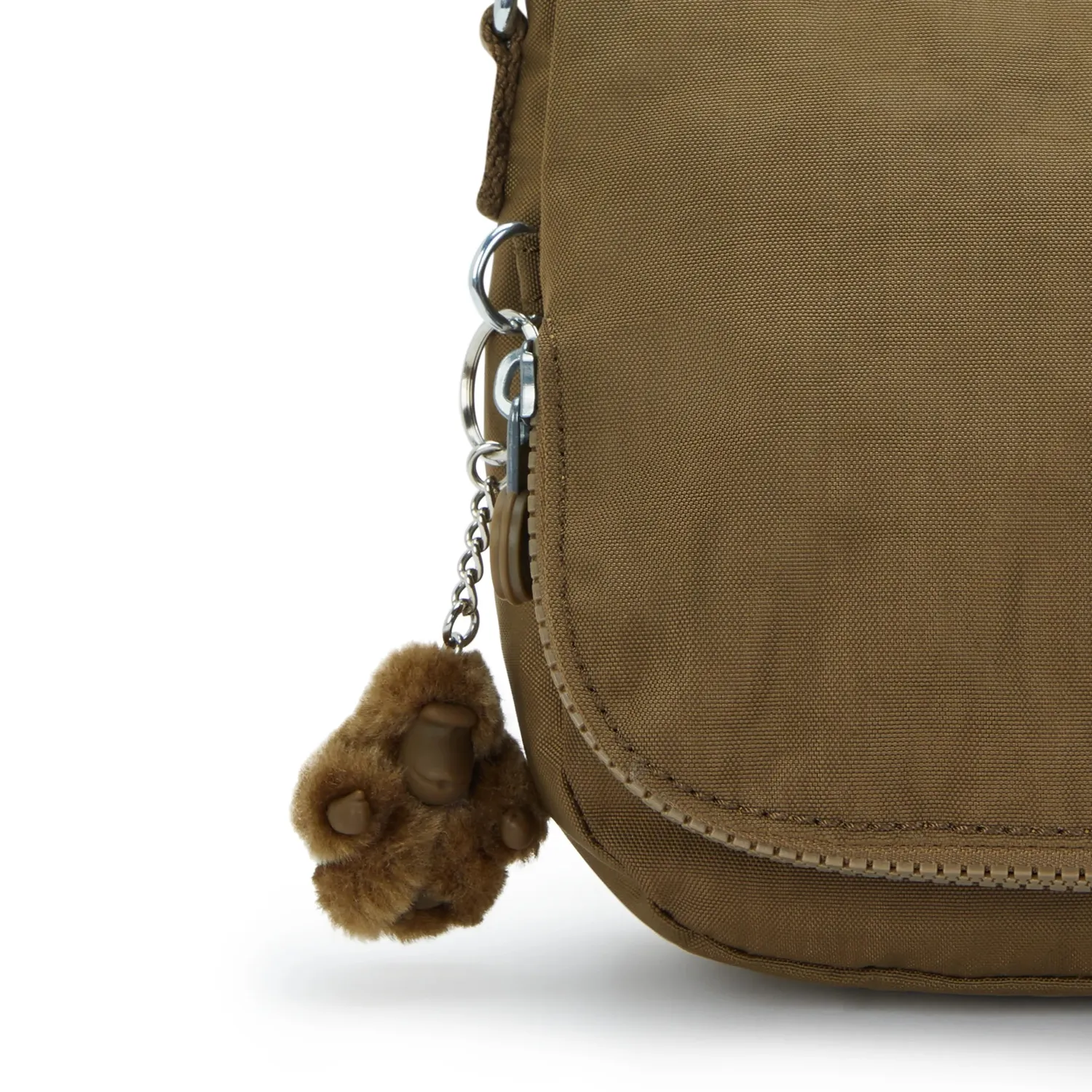 Kipling Earthbeat S schoudertas Smooth Khaki klein crossbody