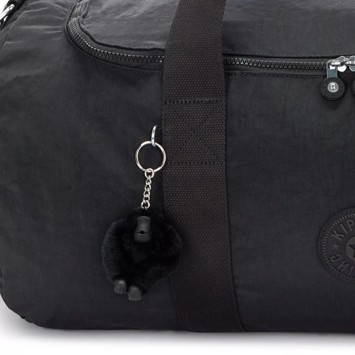 Kipling Argus M weekendtas Black Noir groot waterafstotend