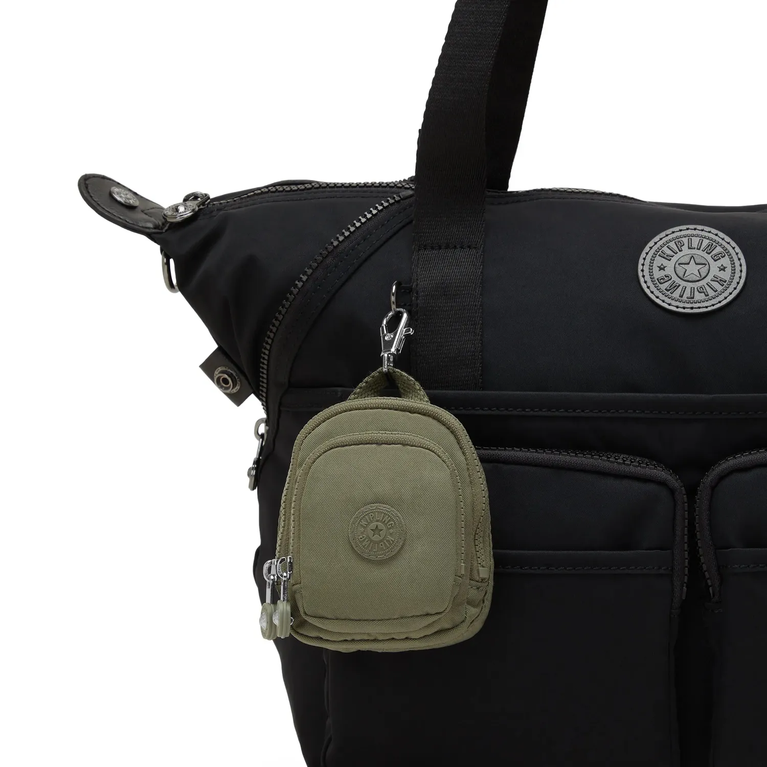 Kipling Mini Seoul portemonnee Almost Sage Extra klein rits