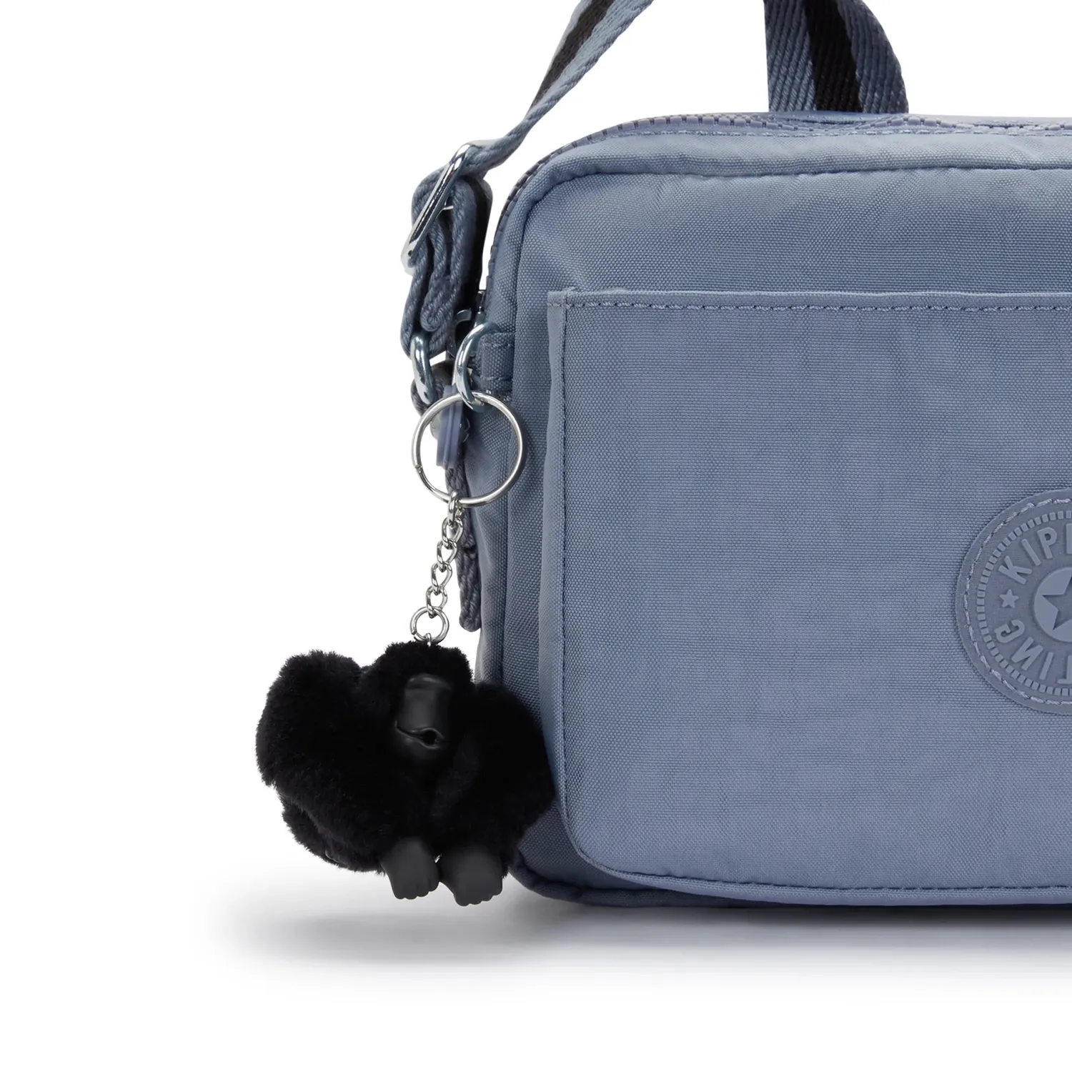 Kipling Abanu M crossbody tas Blue Stone – 2 vakken