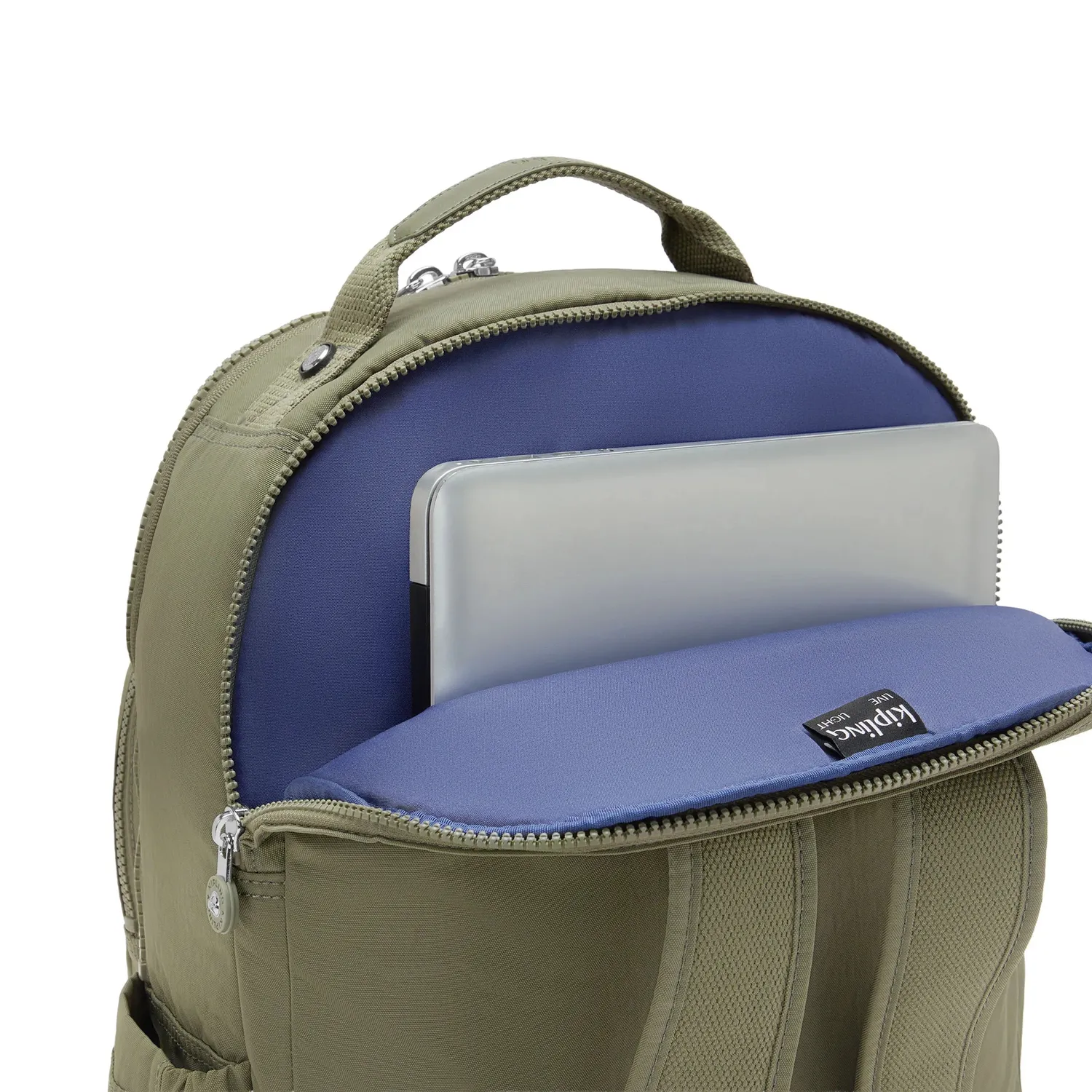 Kipling Seoul Lap rugzak Almost Sage 15 inch