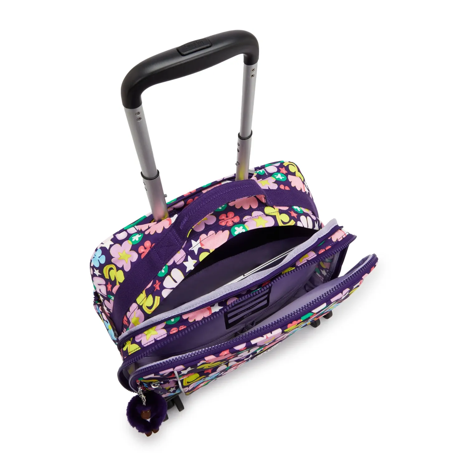 Kipling New Storia schooltas met wielen Fairy Flower Groot trolley