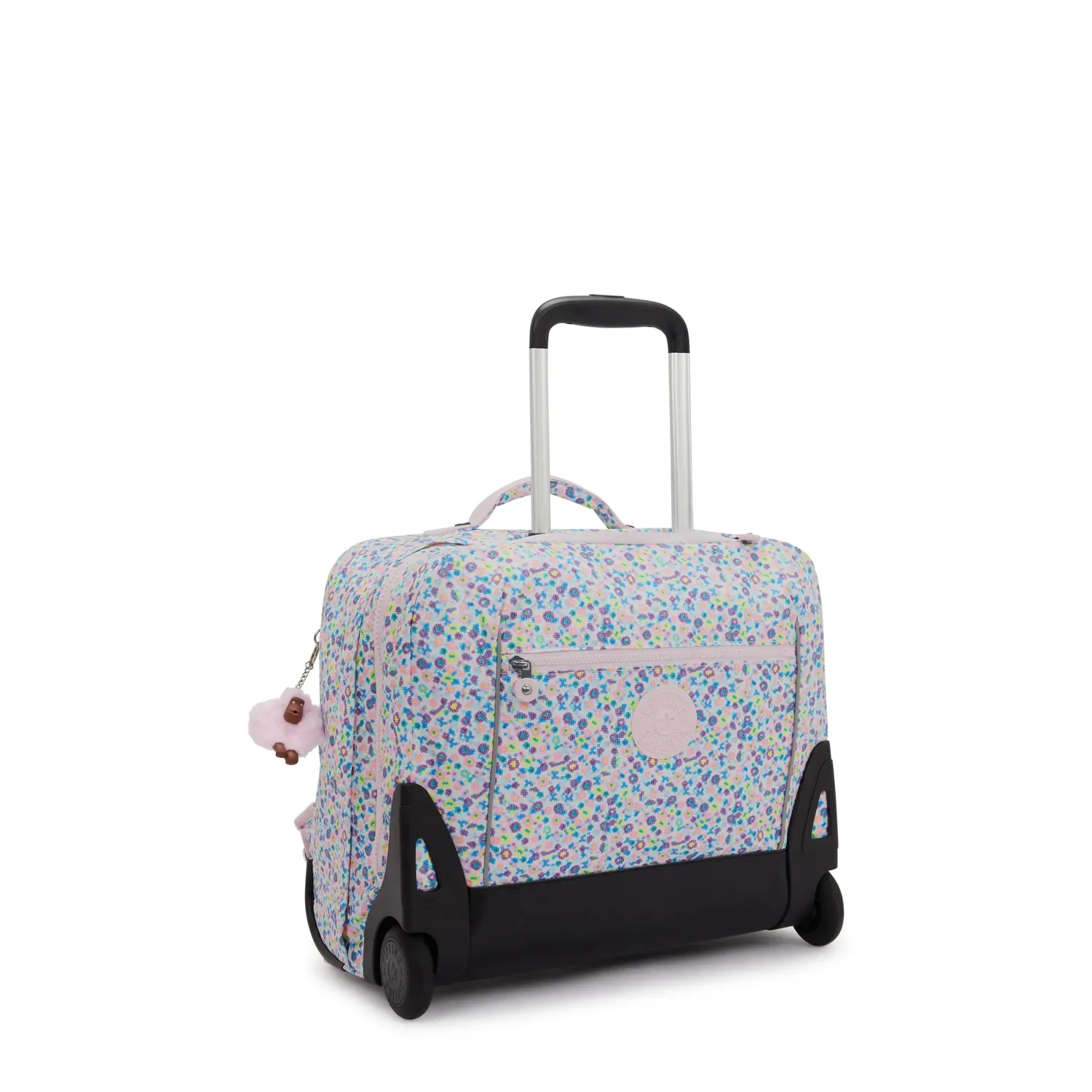 Kipling Giorno rugzak Digi Flower groot met wieltjes