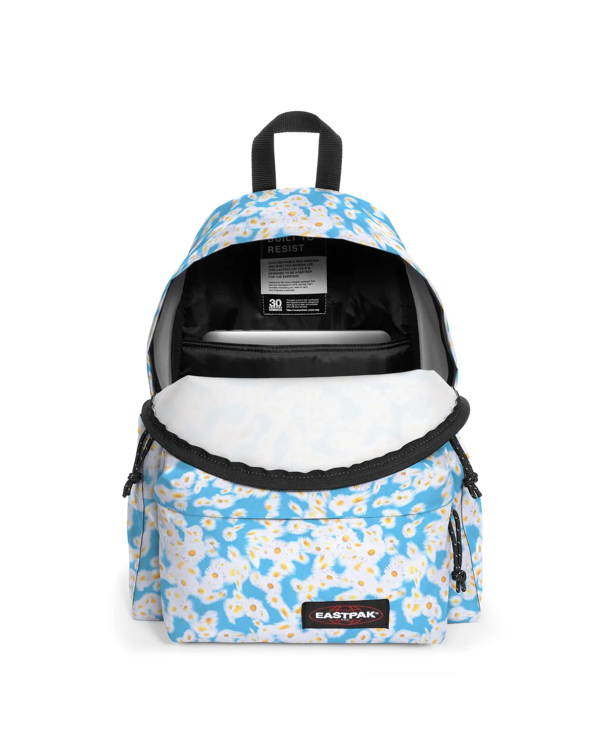 Eastpak Day Pak'r rugzak bloemen blauw 14 inch waterafstotend