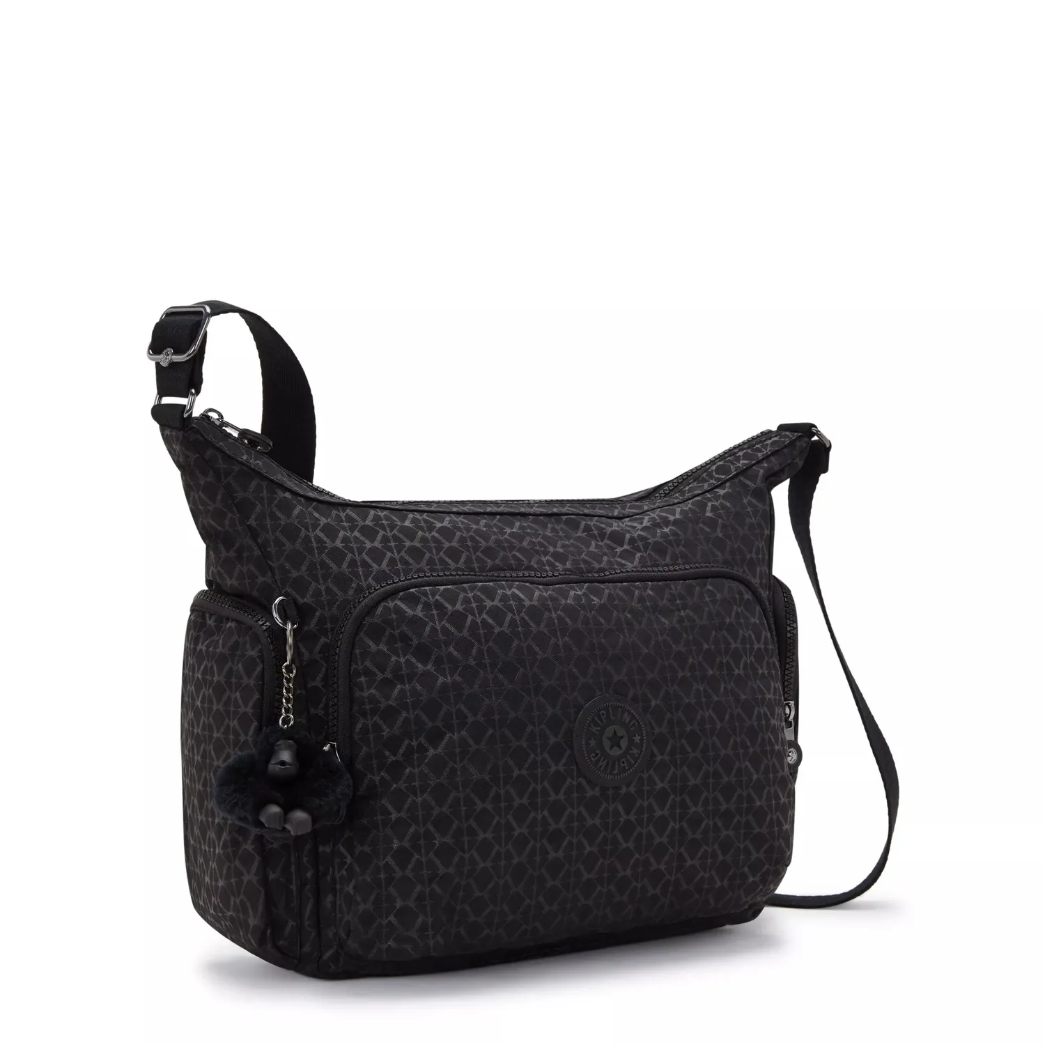 Kipling Gabb crossbodytas Groot Signature Emb lichtgewicht
