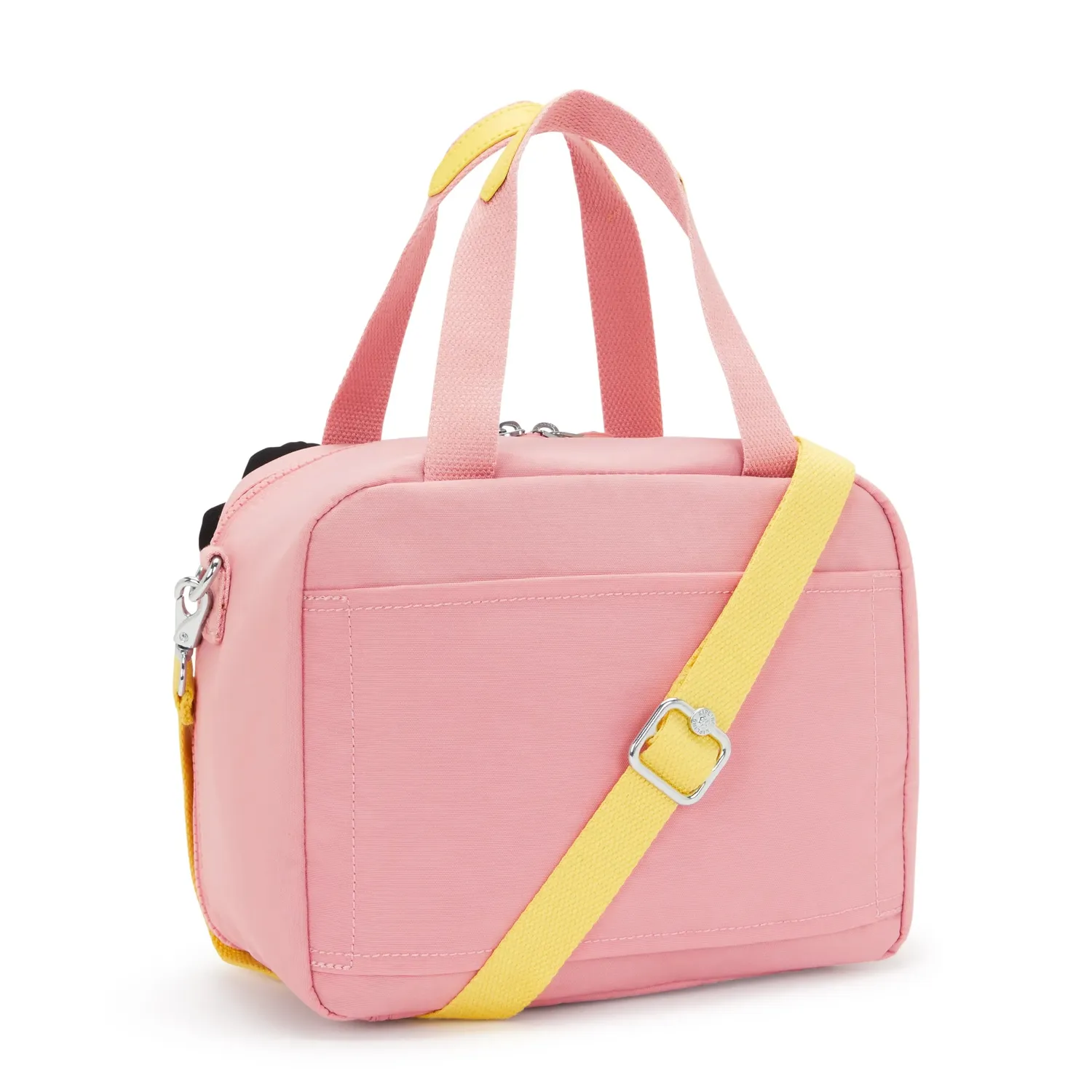 Kipling Miyo Print lunchtas Pink Daisy groot Minions