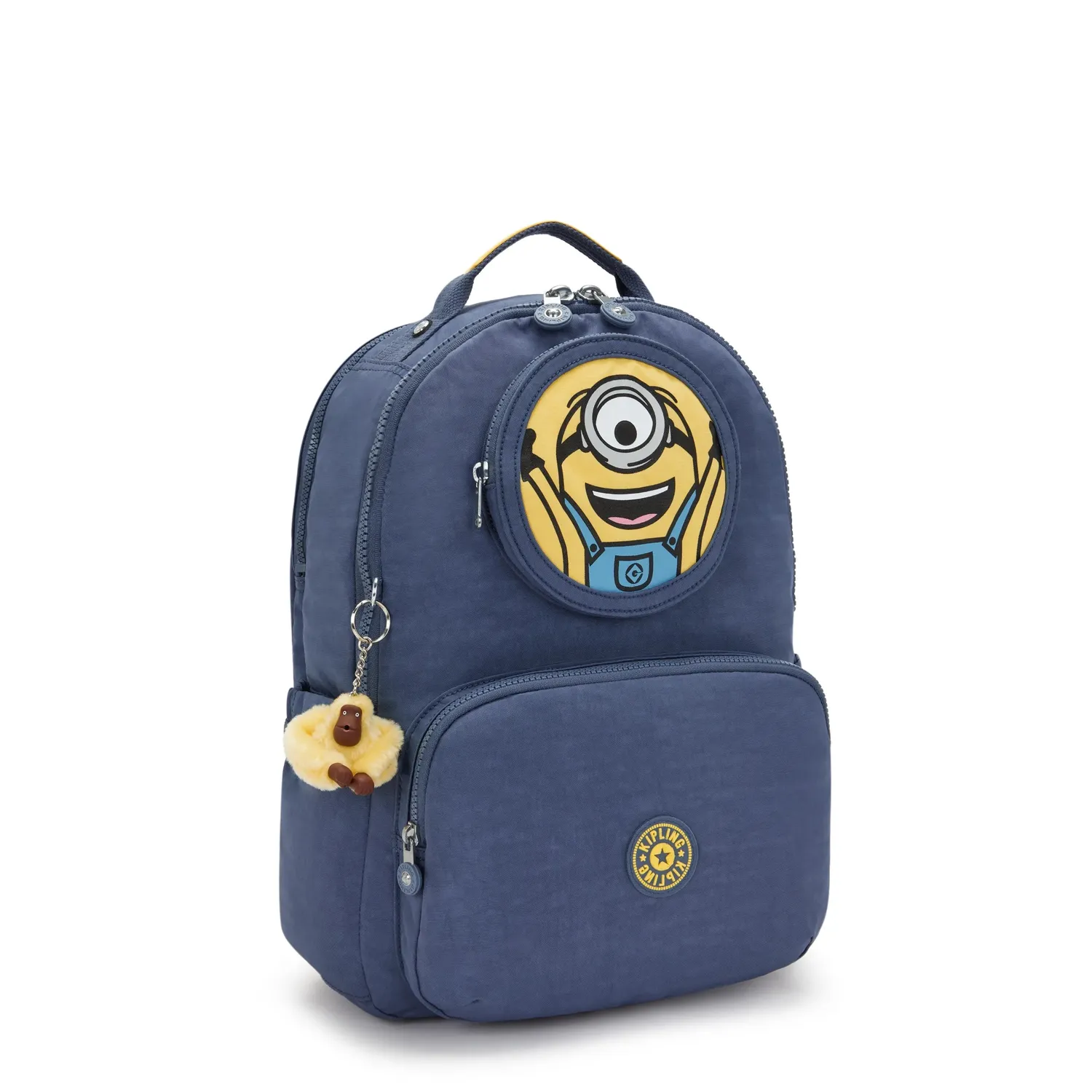 Kipling Seoul Lap Window rugzak Dungaree Blue Groot 17 inch