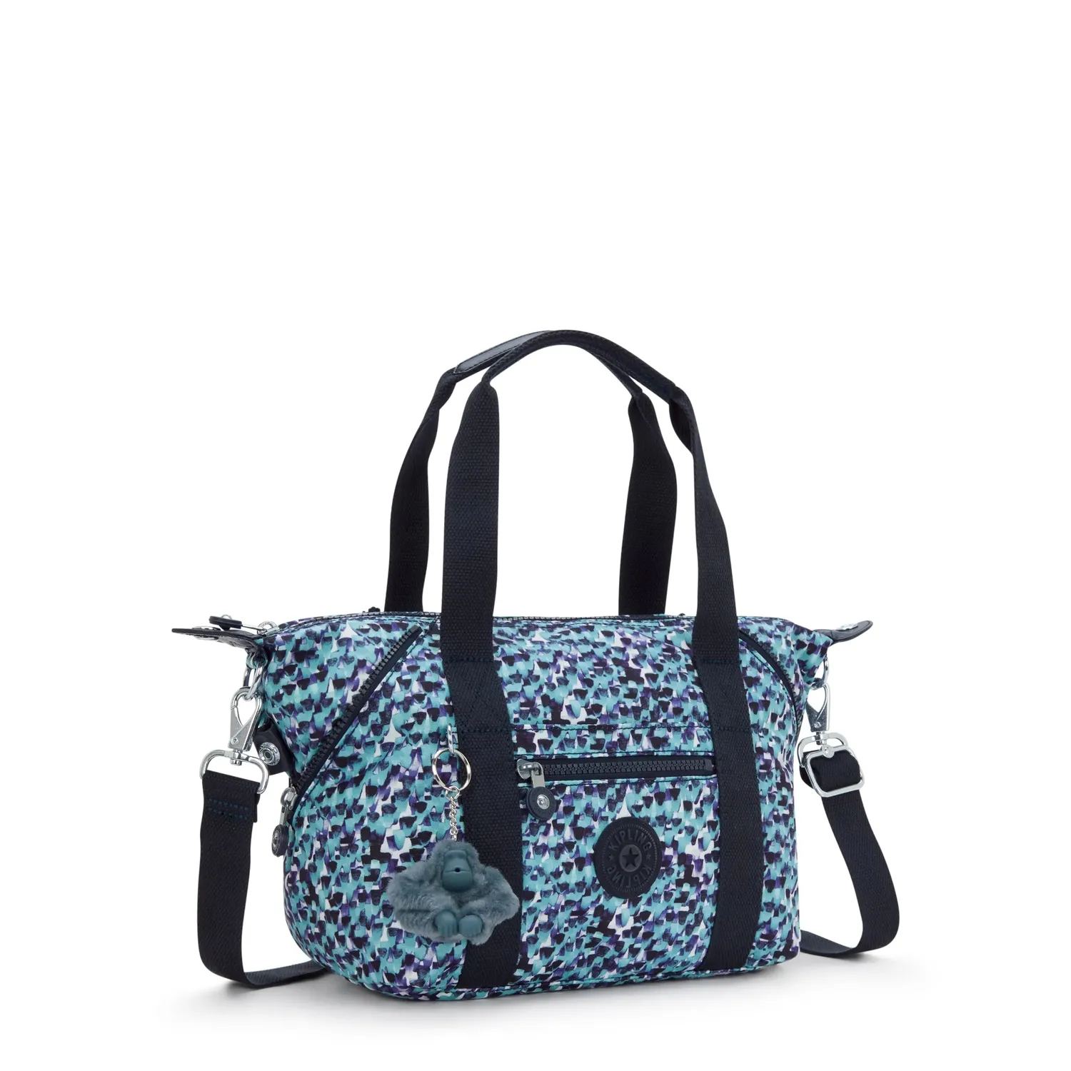 Kipling Art Mini schoudertas Rainy Feathers klein waterafstotend