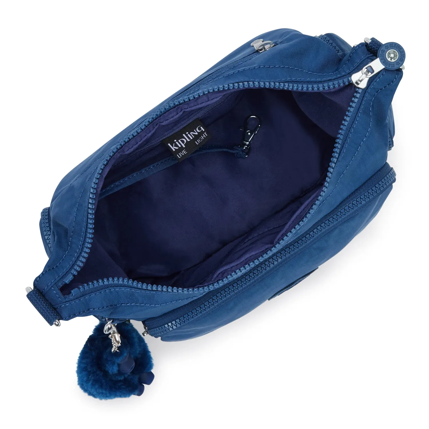Kipling Gabb S crossbodytas Medium Casual Blue veel vakken