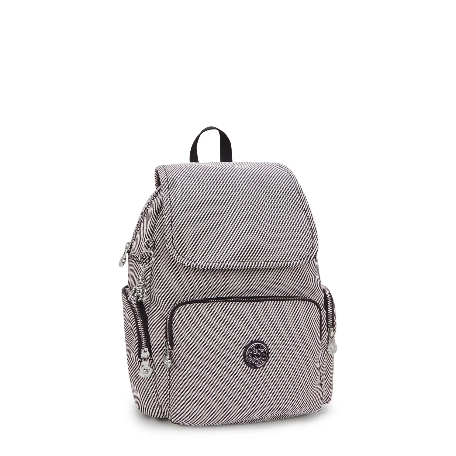 Kipling City Zip S rugzak Klein Diagonal Jacquard veel vakken