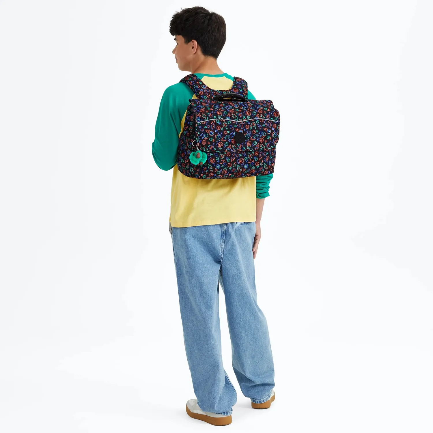 Kipling Codie M rugzak Sport Doodle Medium A4